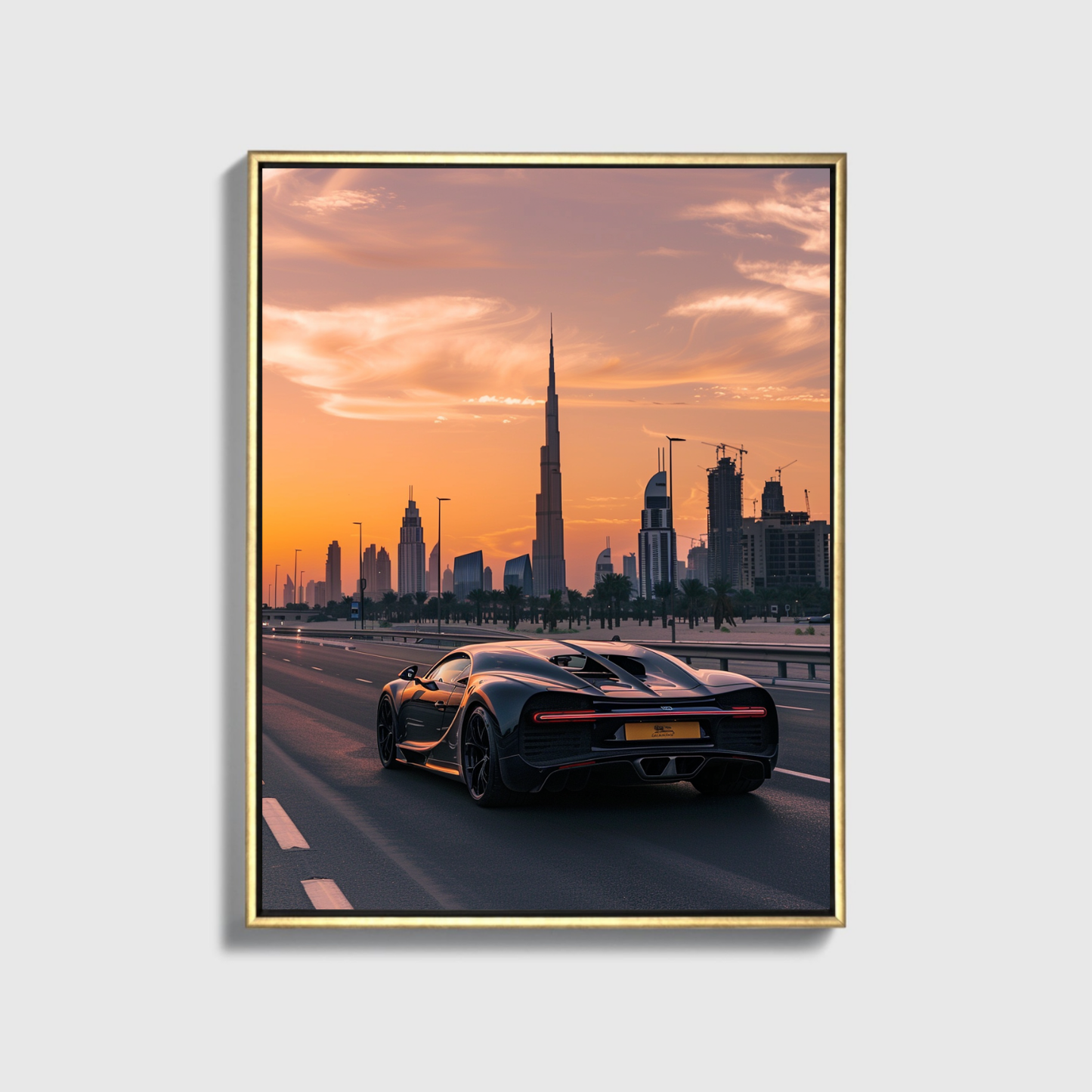 Dubai Bugatti Back View