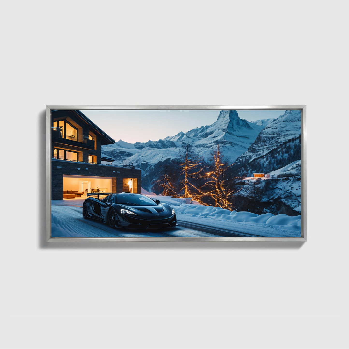 Luxury Chalet Black Mclaren