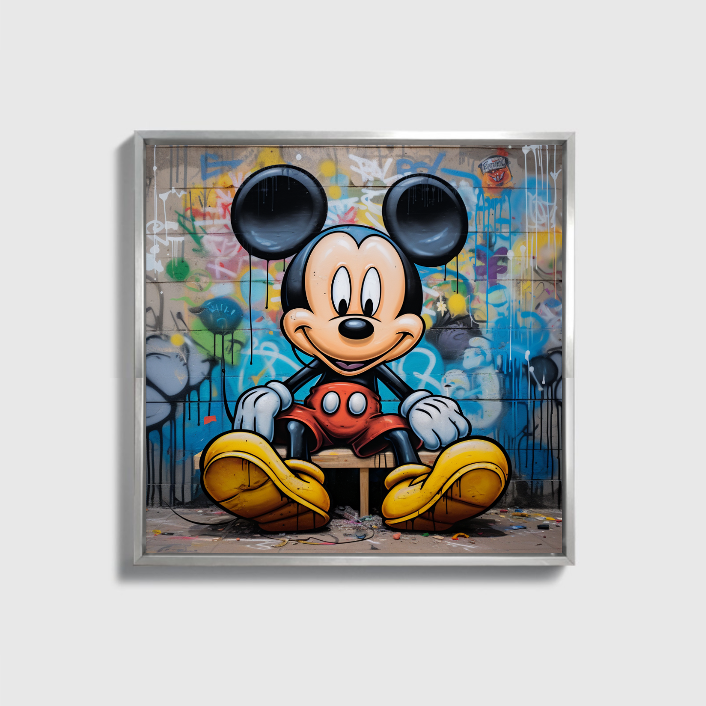 Painting Mickey Mouse