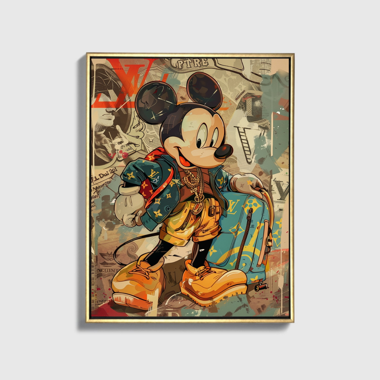 Mickey Mouse Bag Louis Vuitton Suitcase