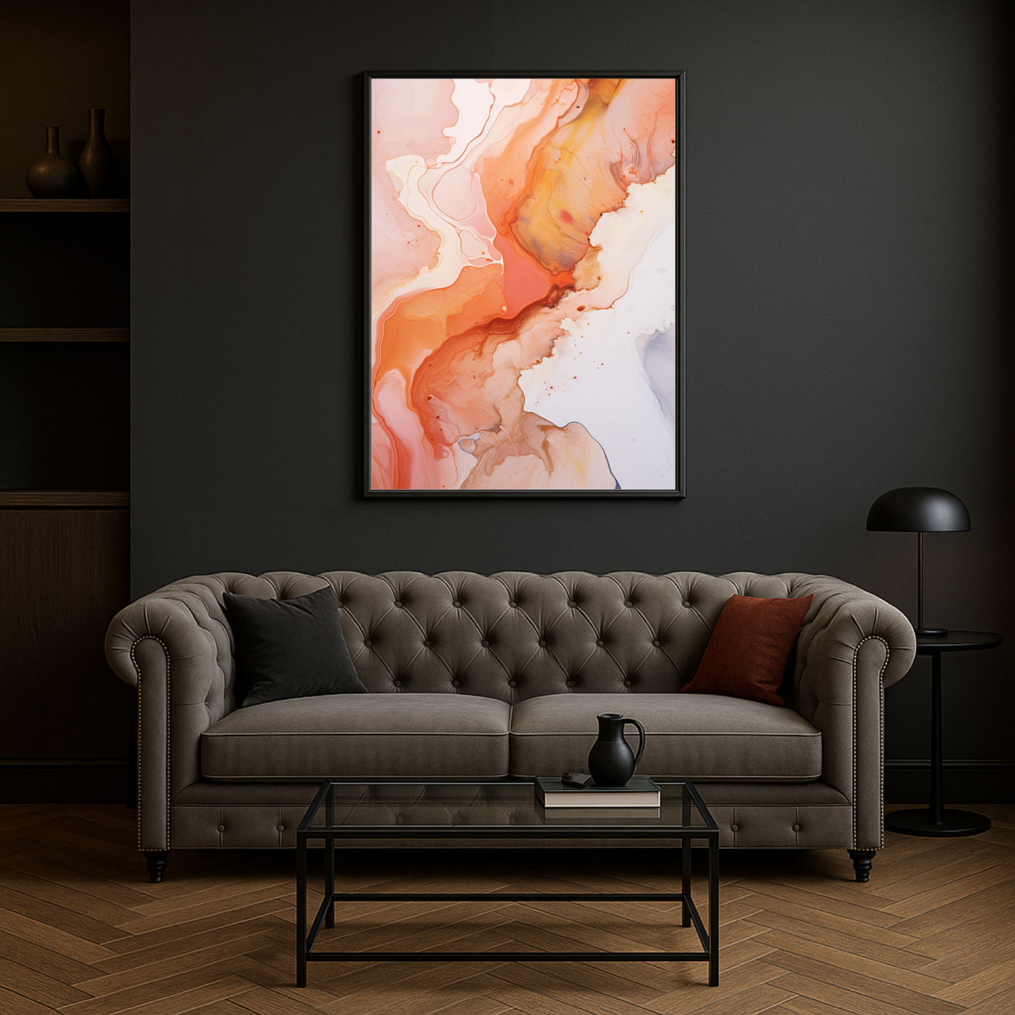 White And Orange Painting 2.0