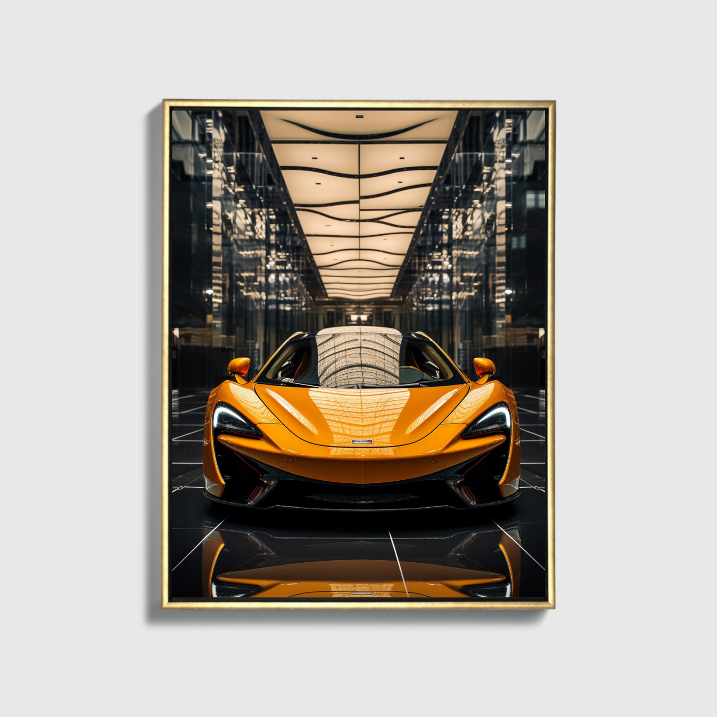 Yellow Mclaren