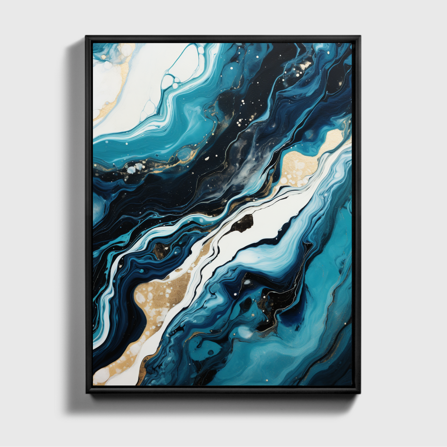 Nephrography Painting Featuring An Abstract