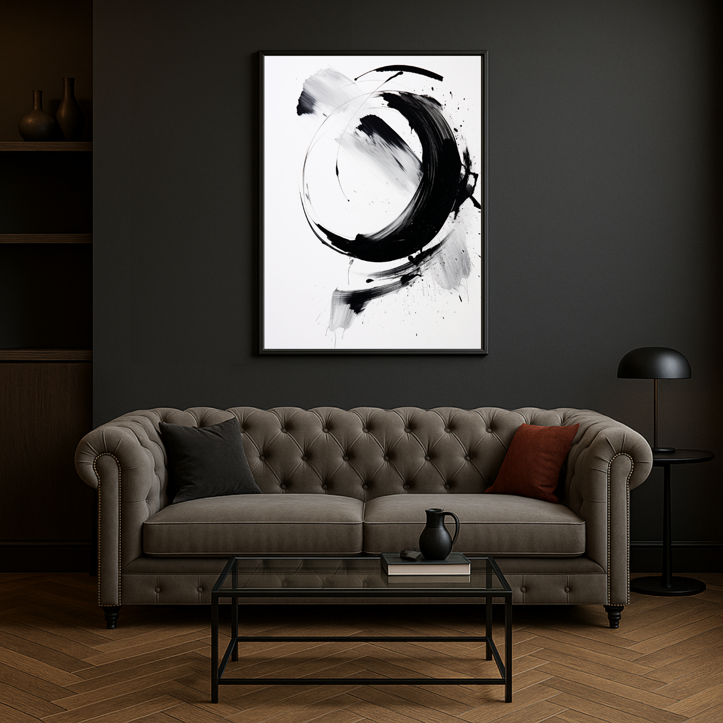 Abstract Black And White Painting 3.0