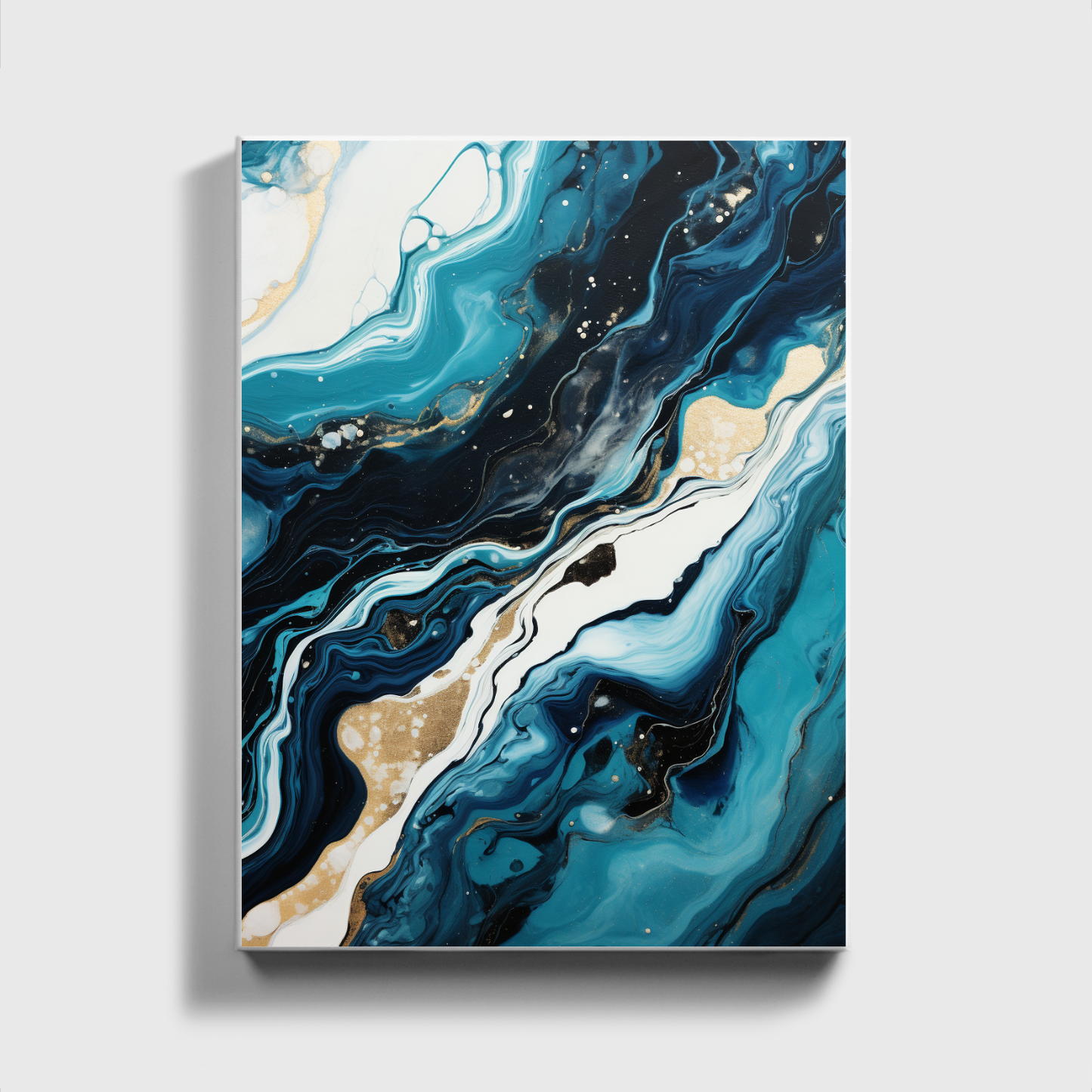 Nephrography Painting Featuring An Abstract