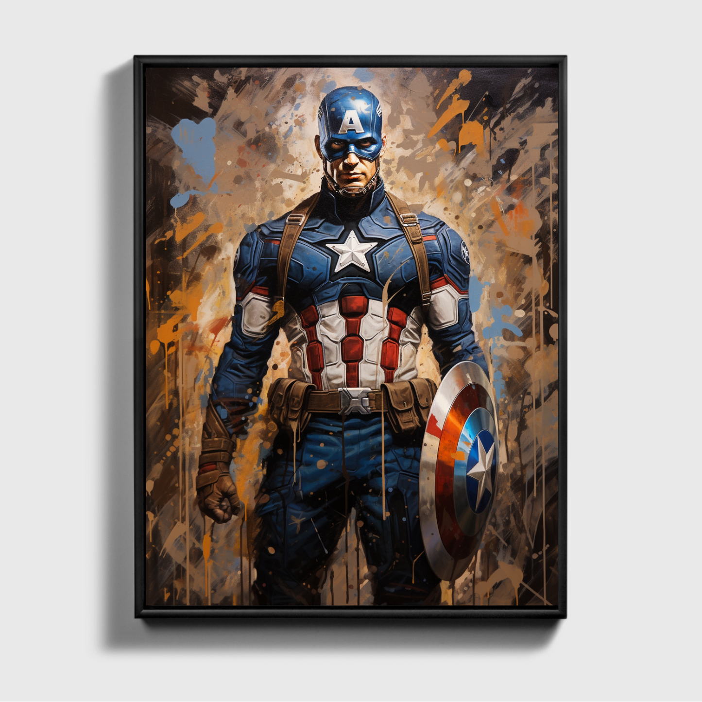Painting of Captian America