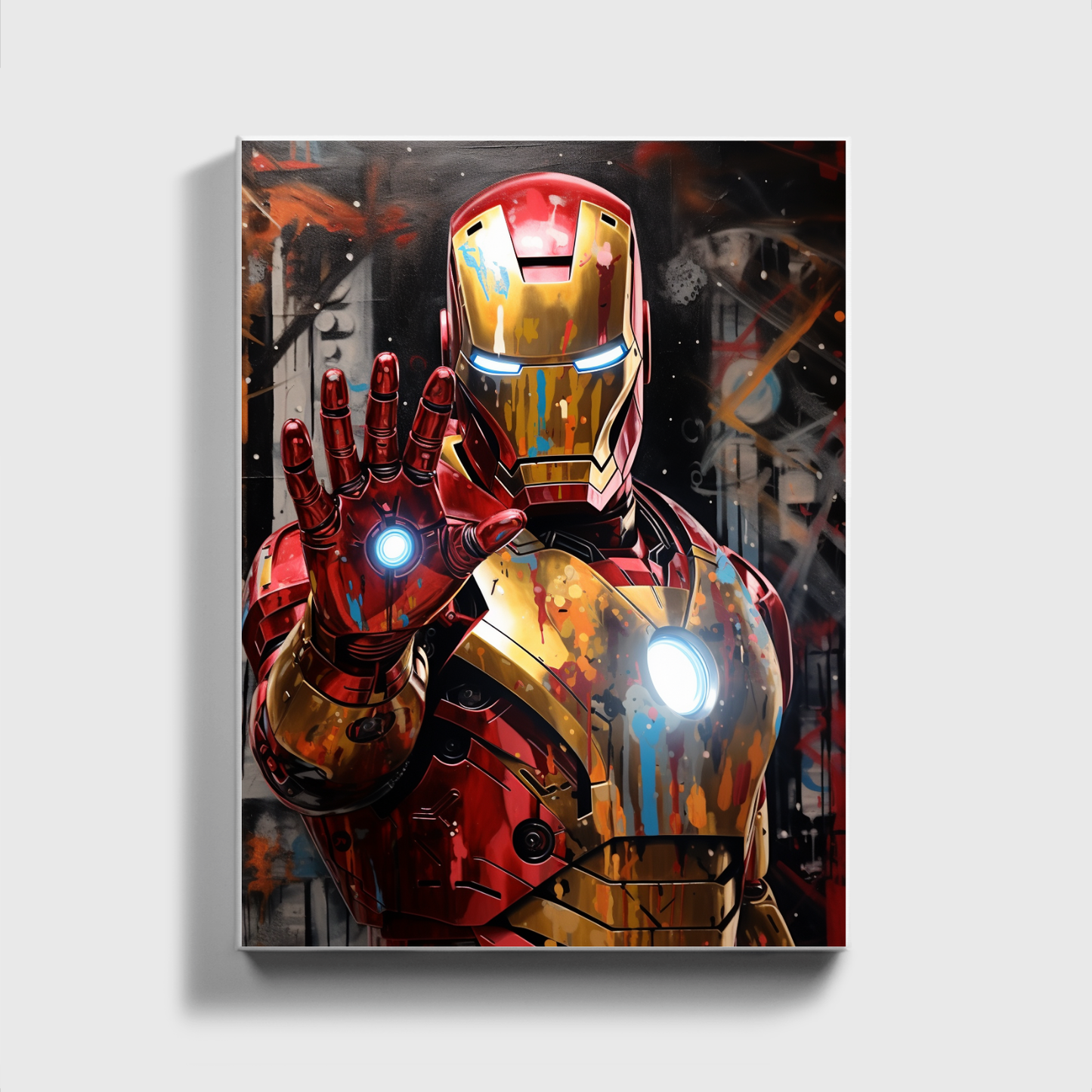 Painting of Iron Man
