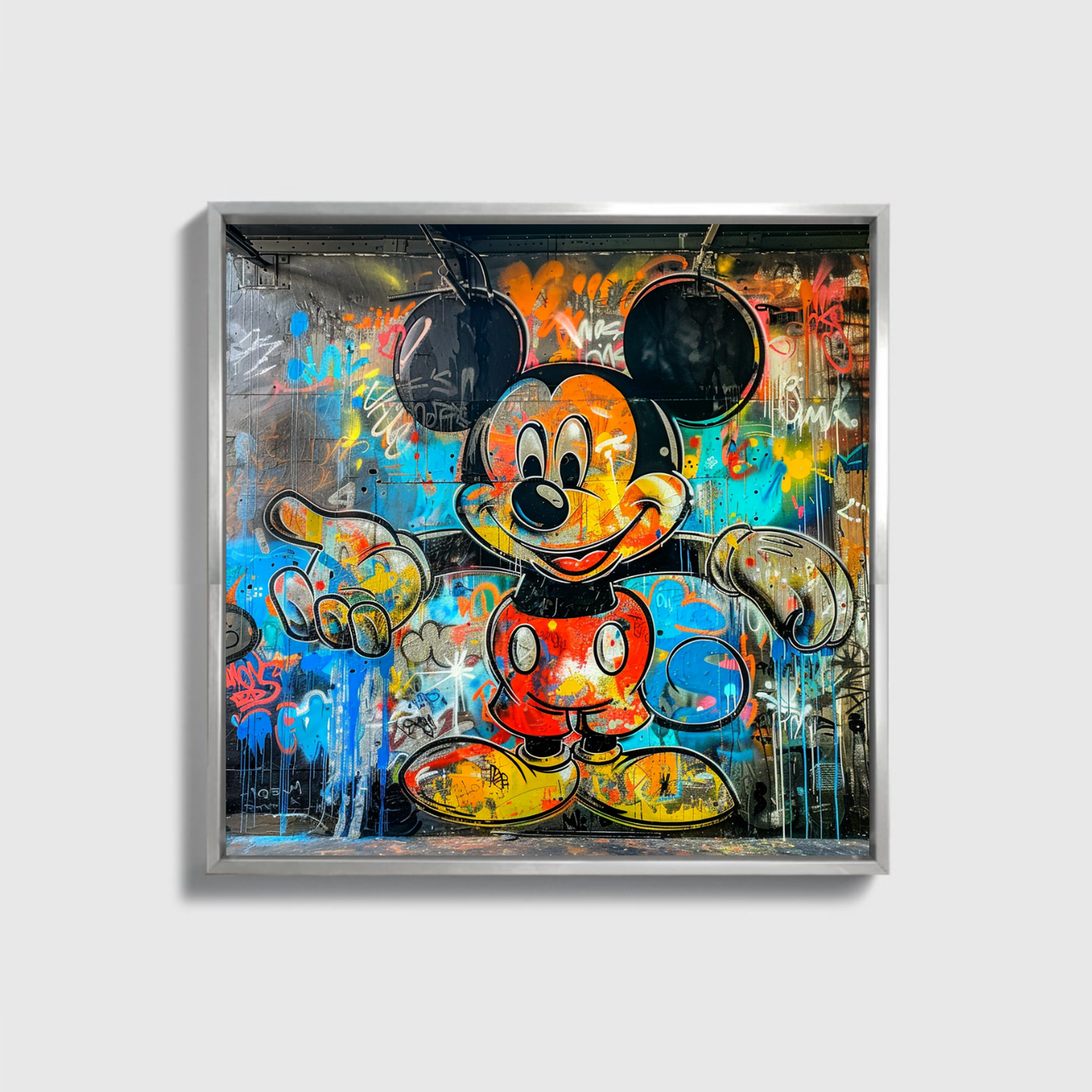 Mickey Mouse Gravity on Wall