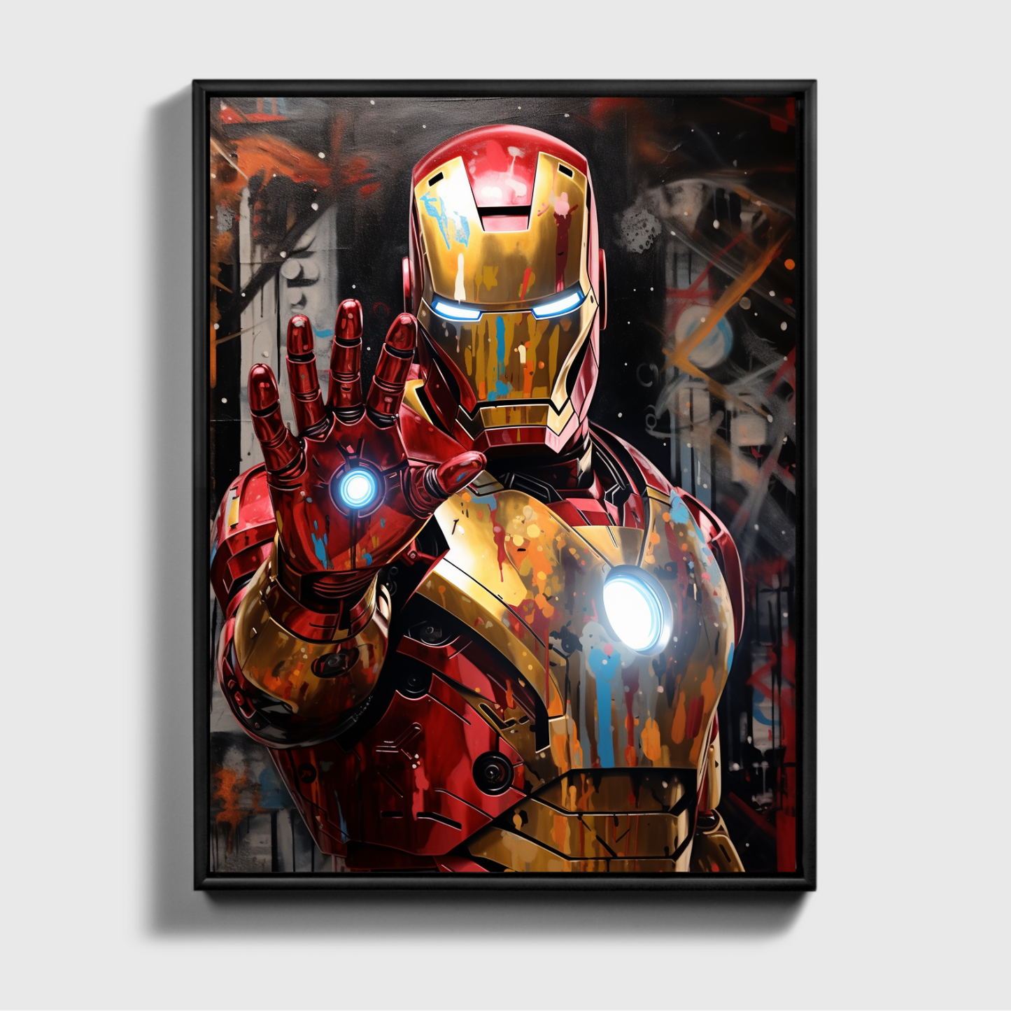 Painting of Iron Man