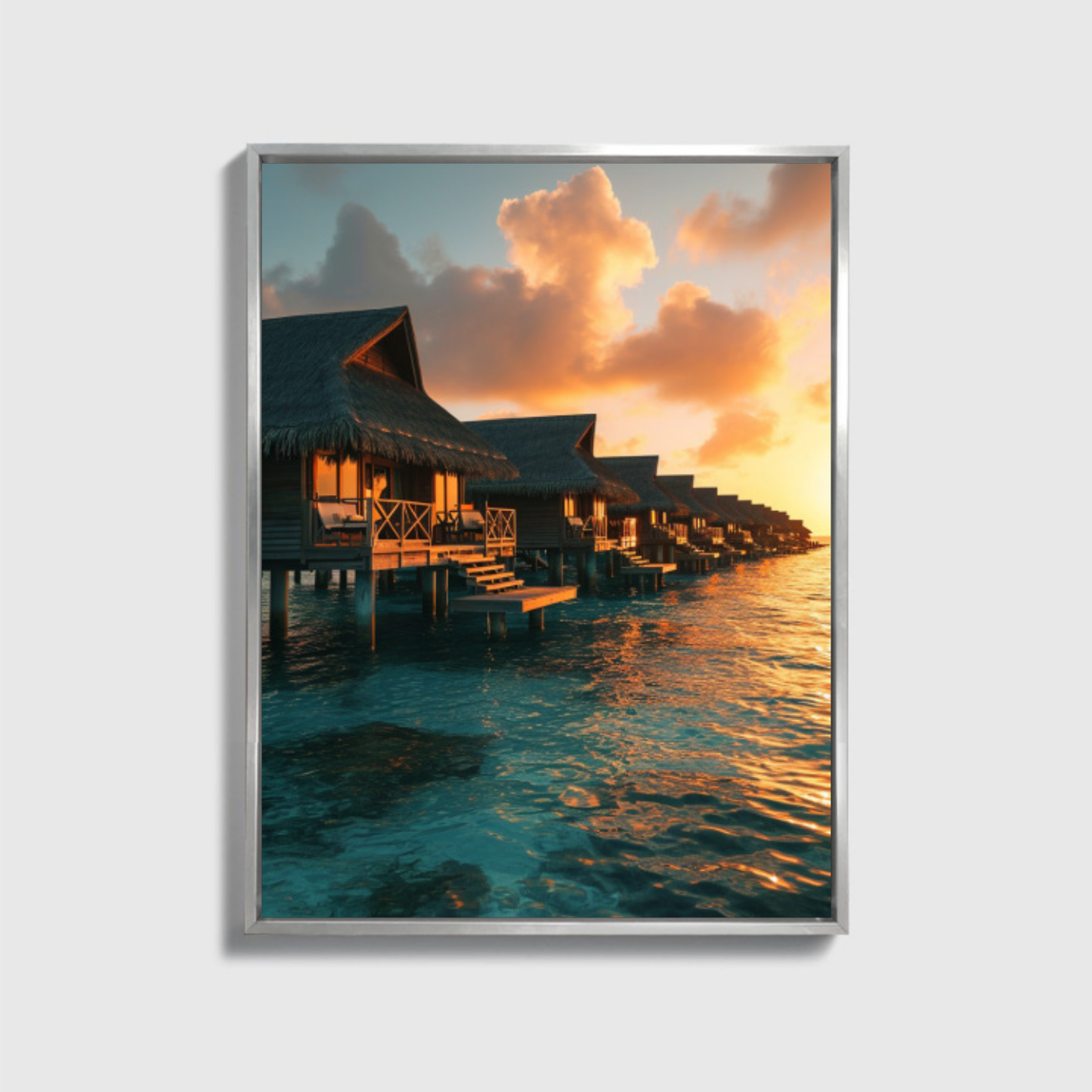 Luxury Resort In Maledives Sunset