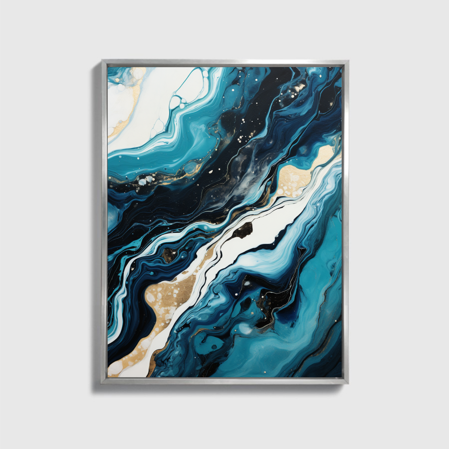 Nephrography Painting Featuring An Abstract
