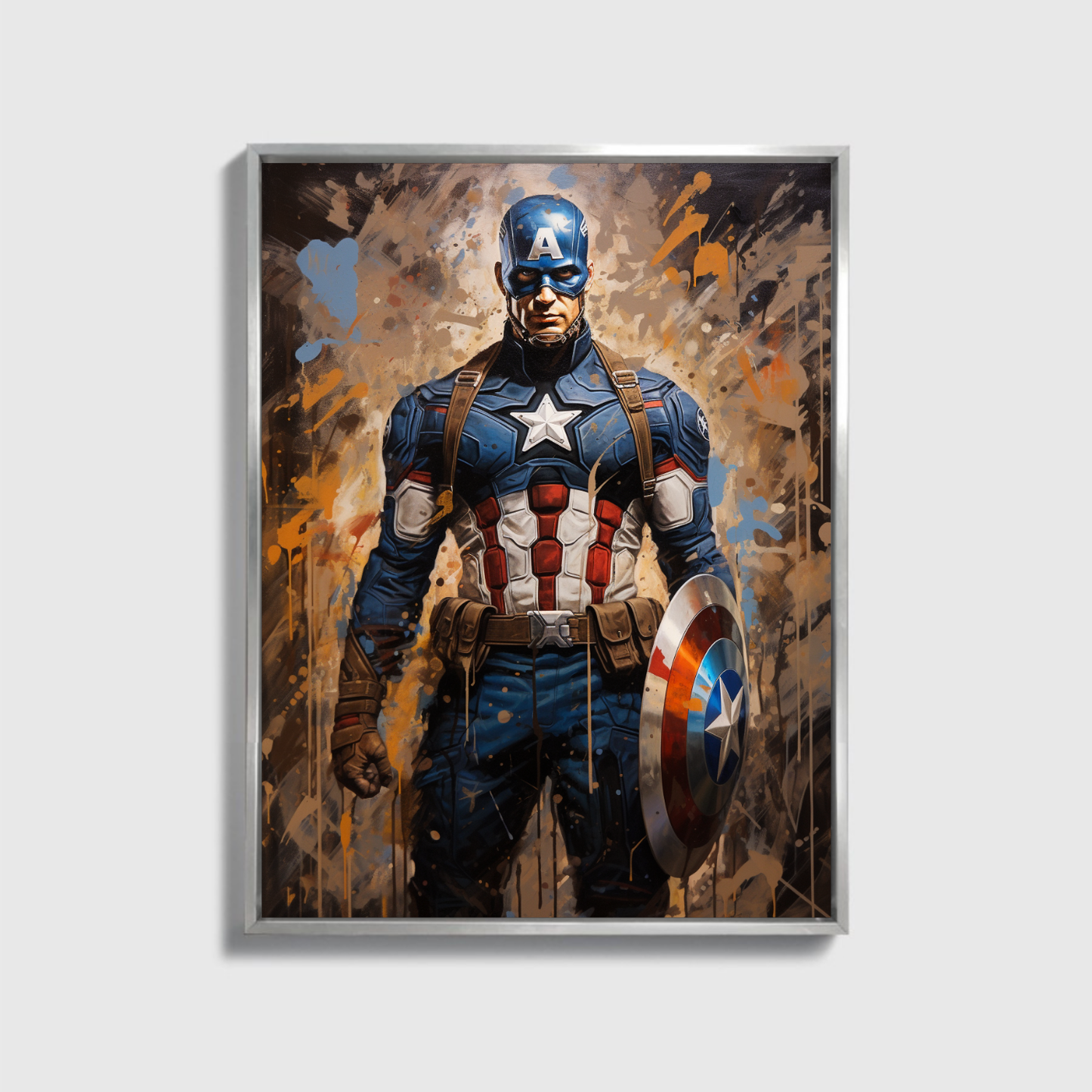 Painting of Captian America