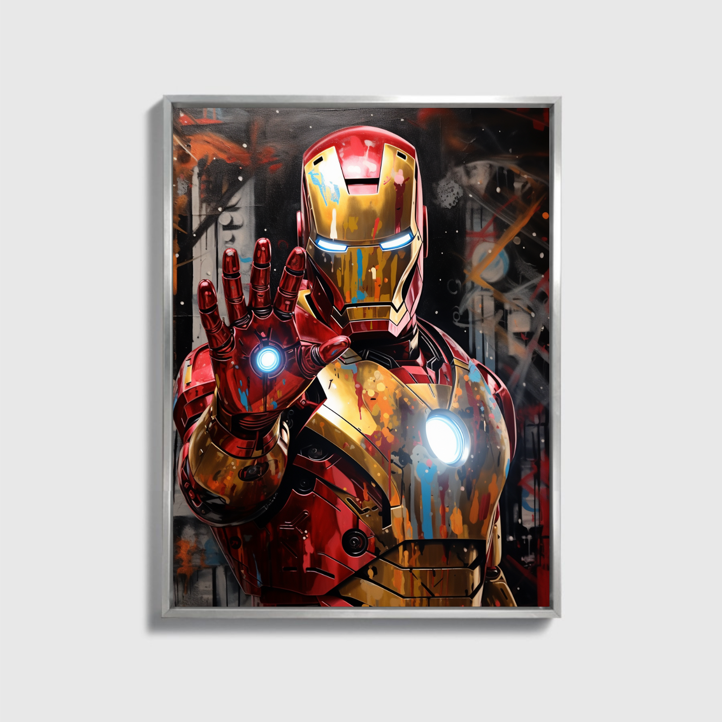 Painting of Iron Man