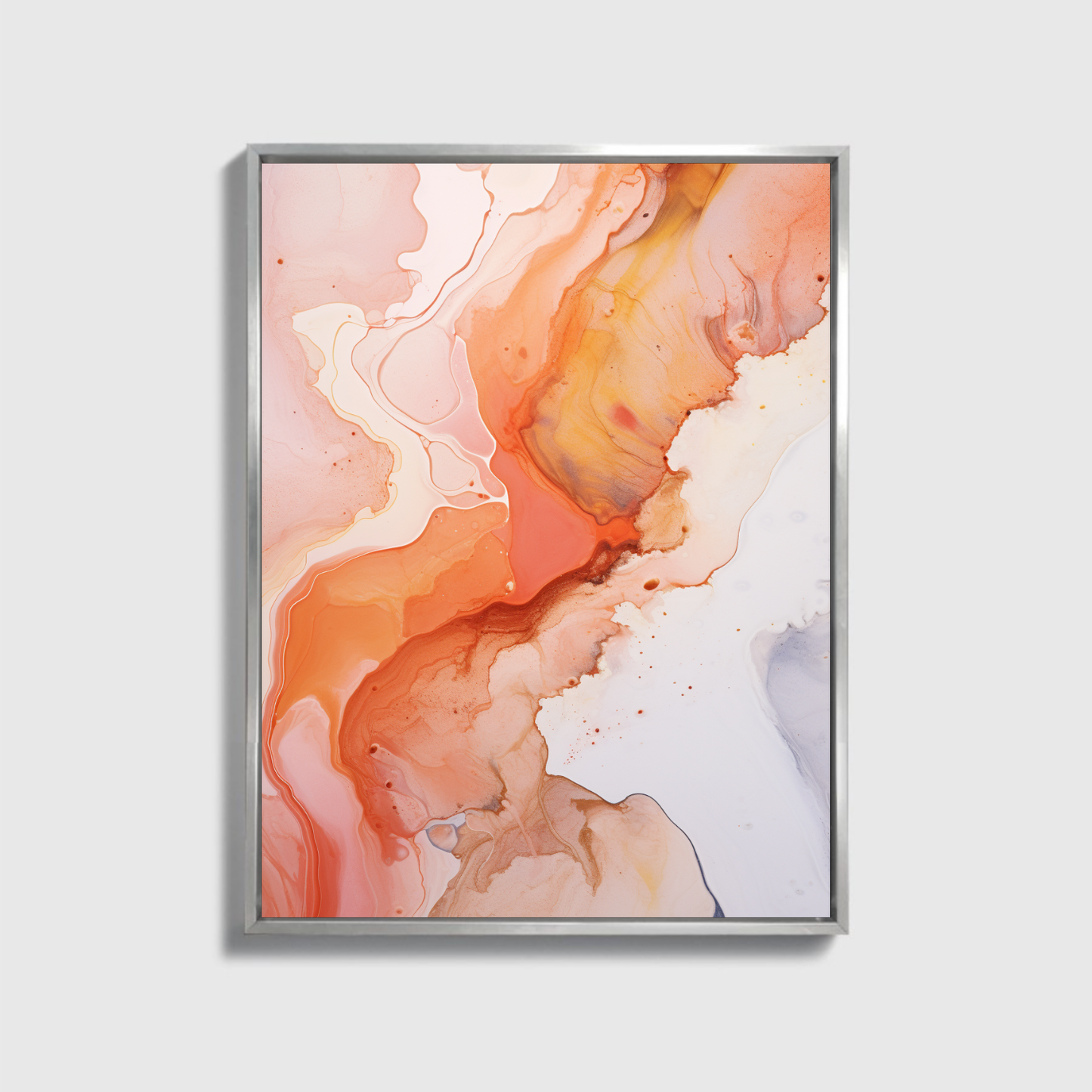 White And Orange Painting 2.0