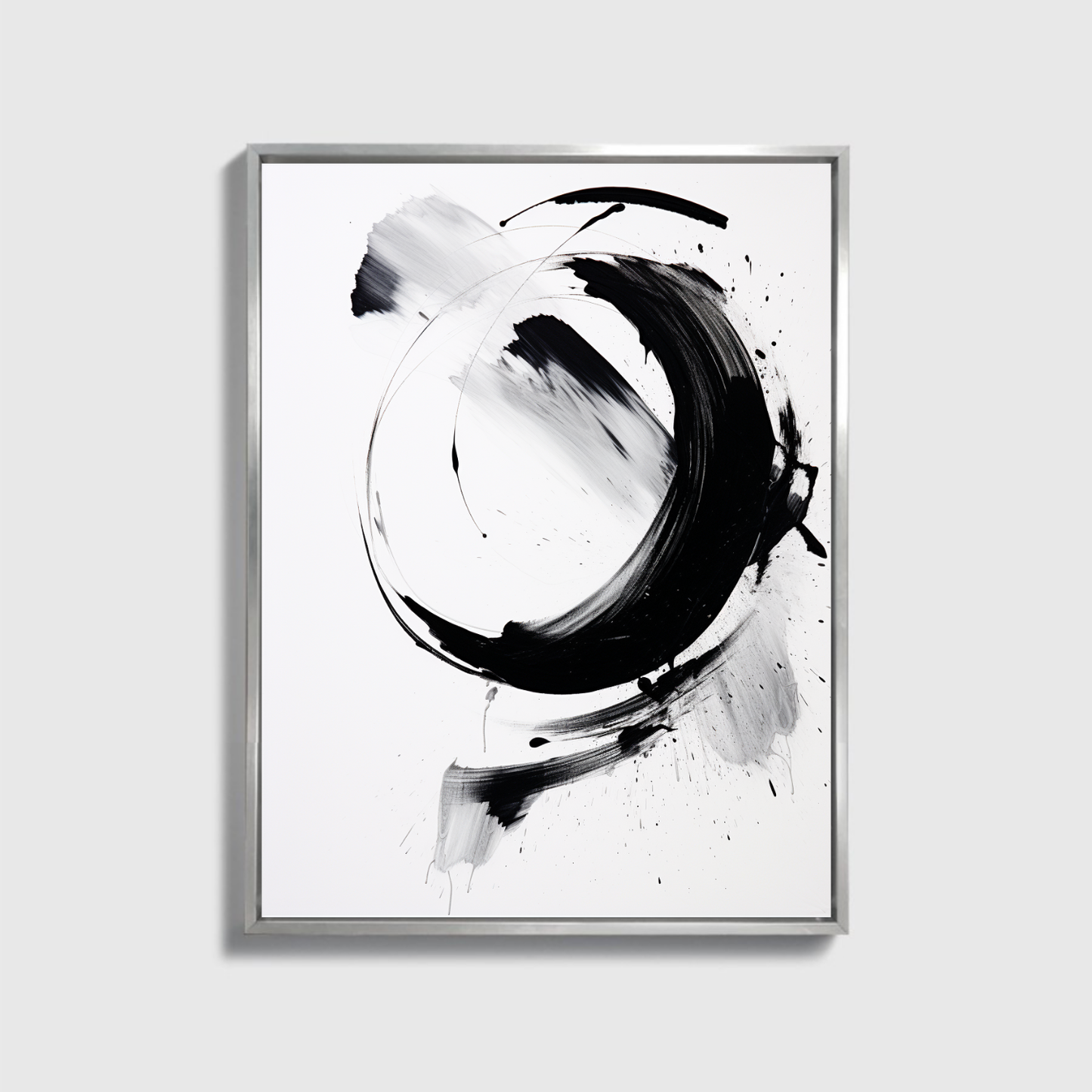 Abstract Black And White Painting 3.0