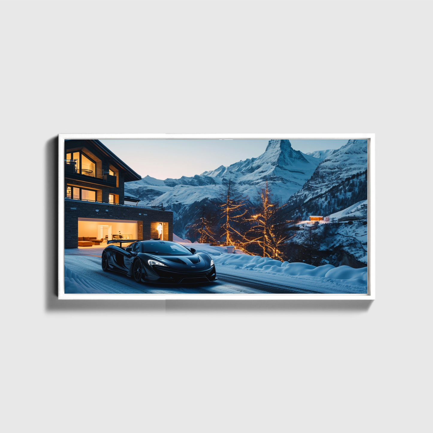 Luxury Chalet Black Mclaren