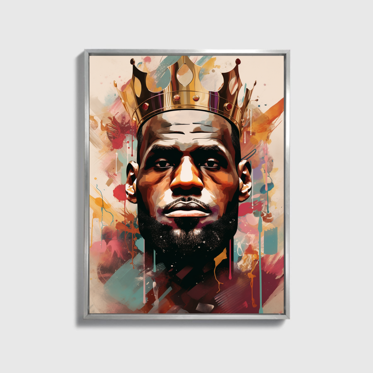 Painted Lebron James King