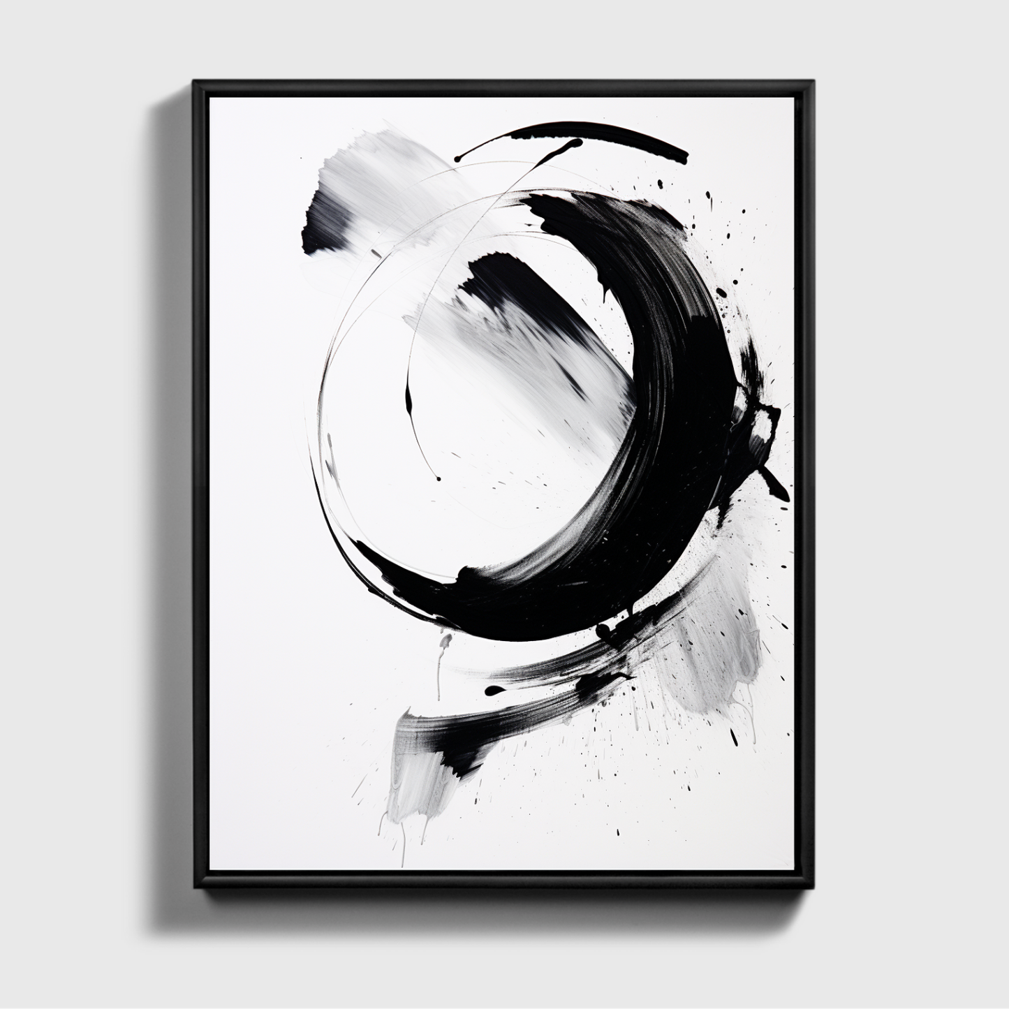 Abstract Black And White Painting 3.0