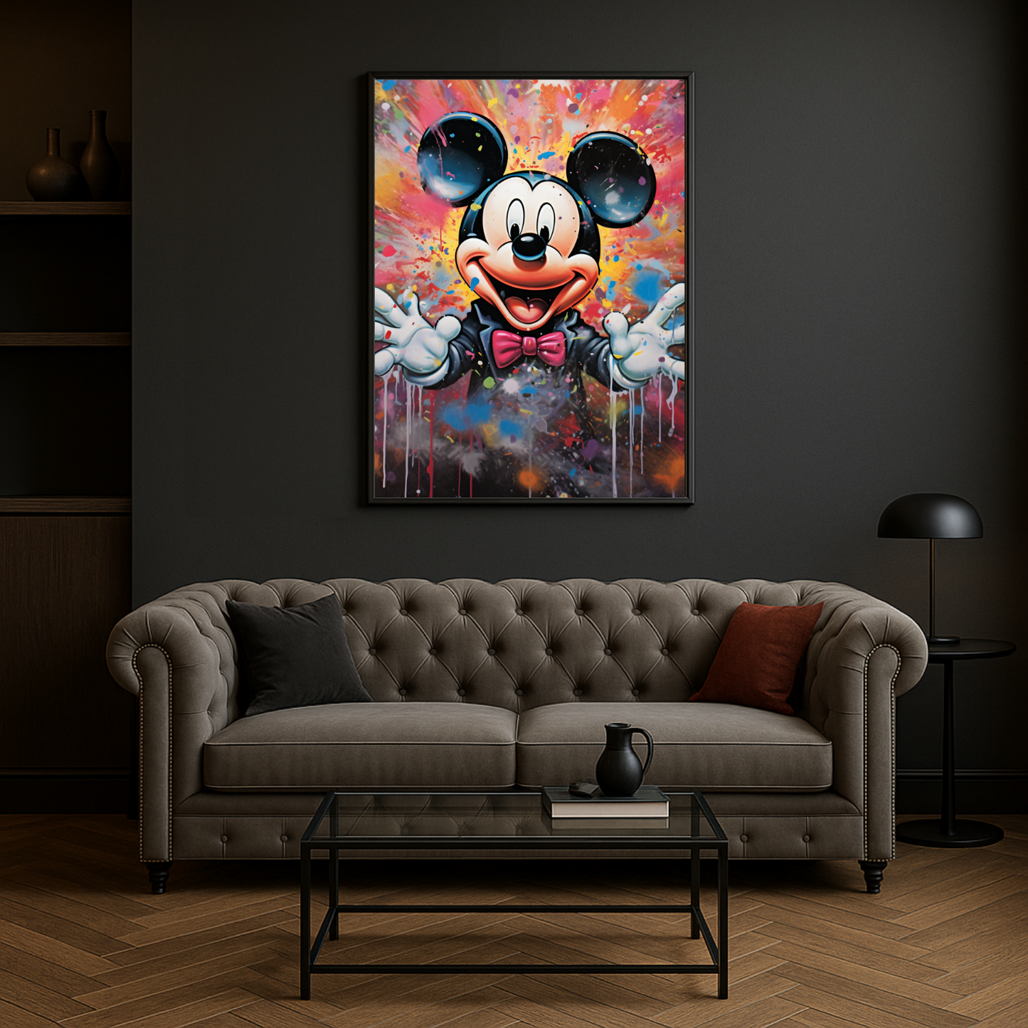 Painted Mickey Mouse