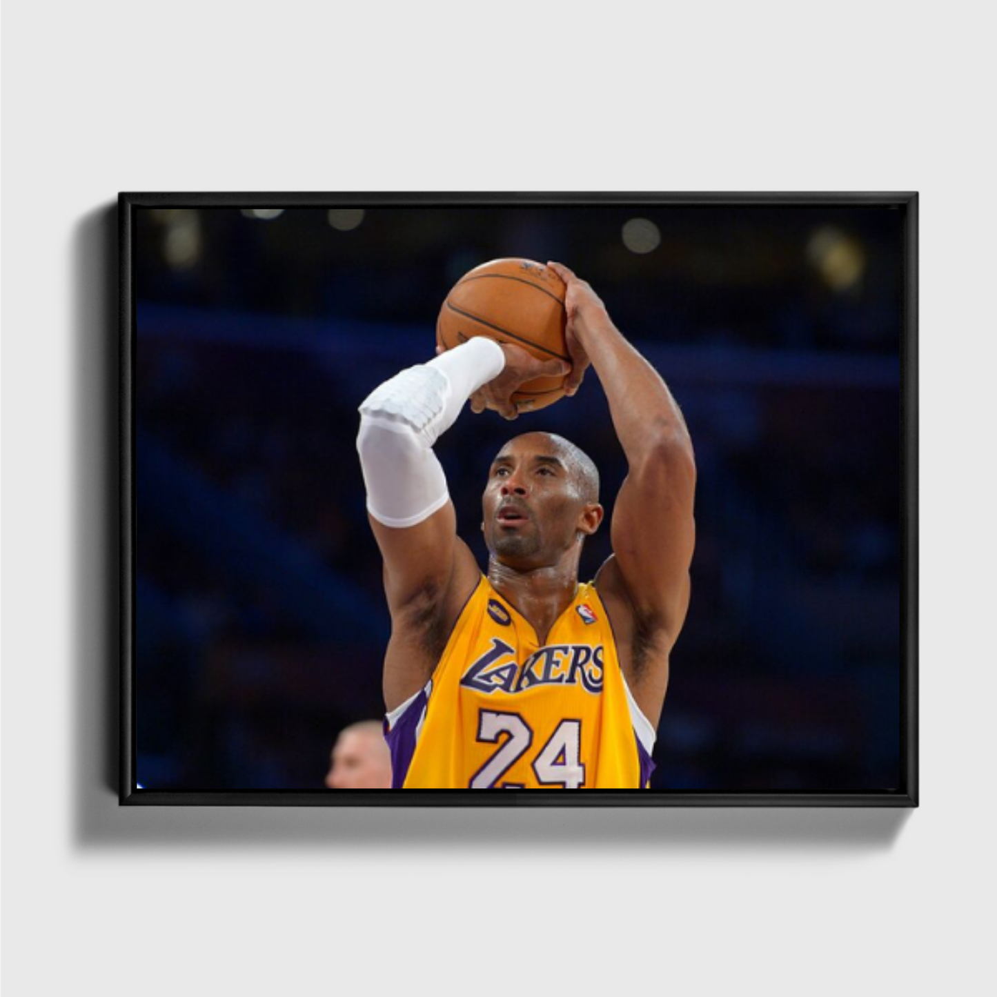 Kobe Bryan Throwing Ball