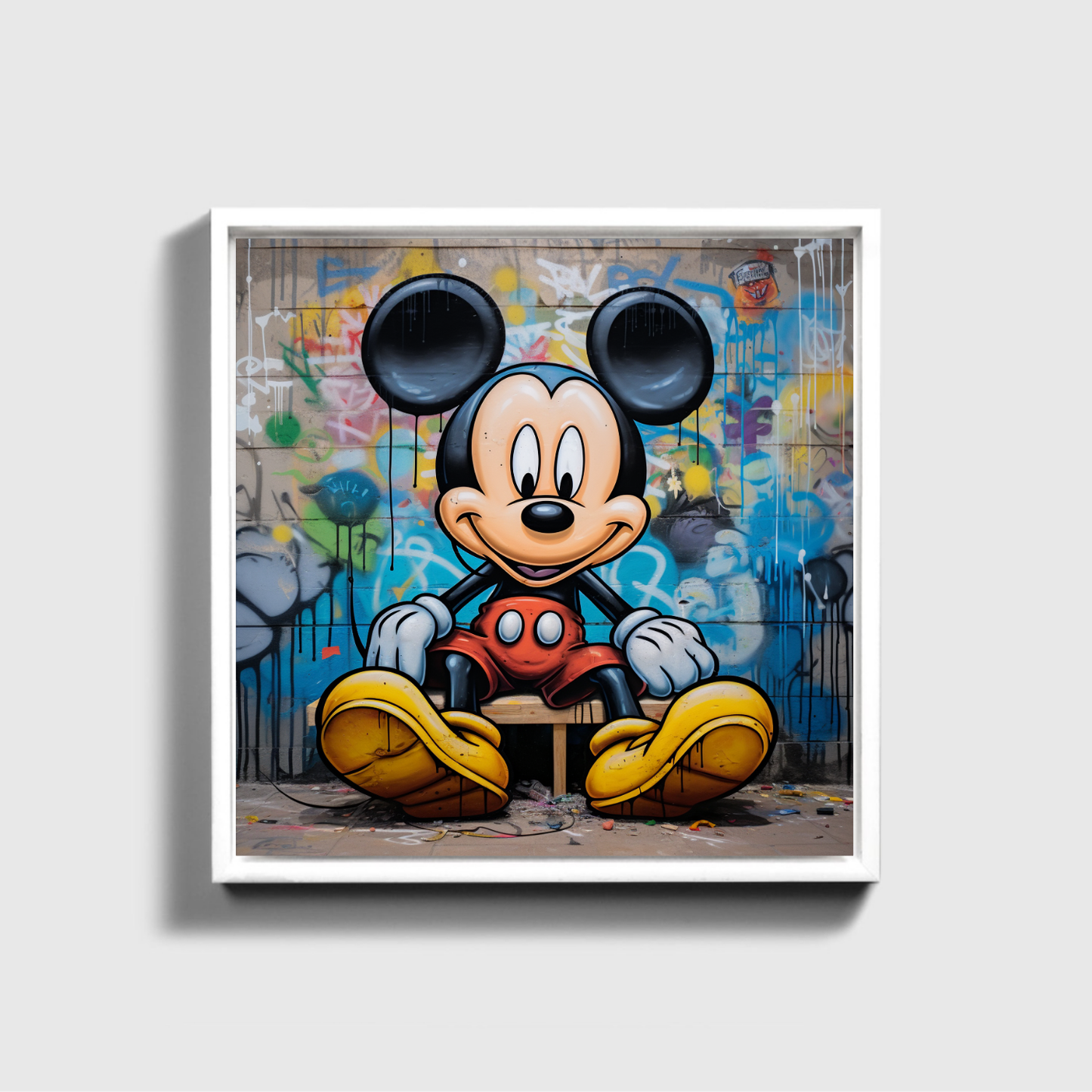 Painting Mickey Mouse