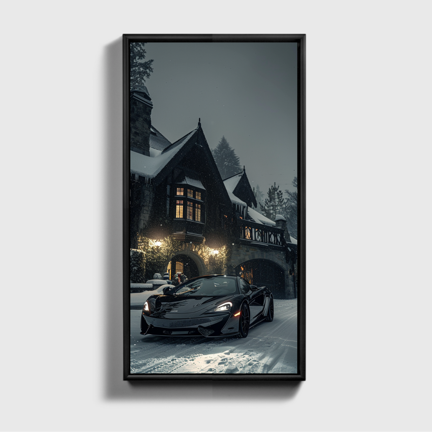 Supercar Front Villa Chalet