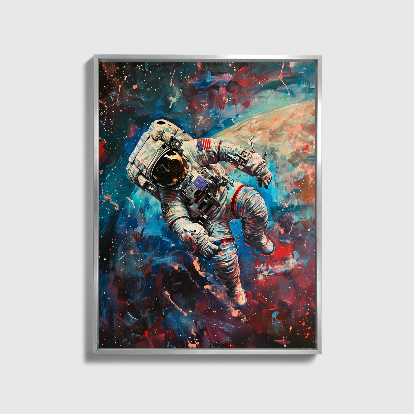 Space Man painted