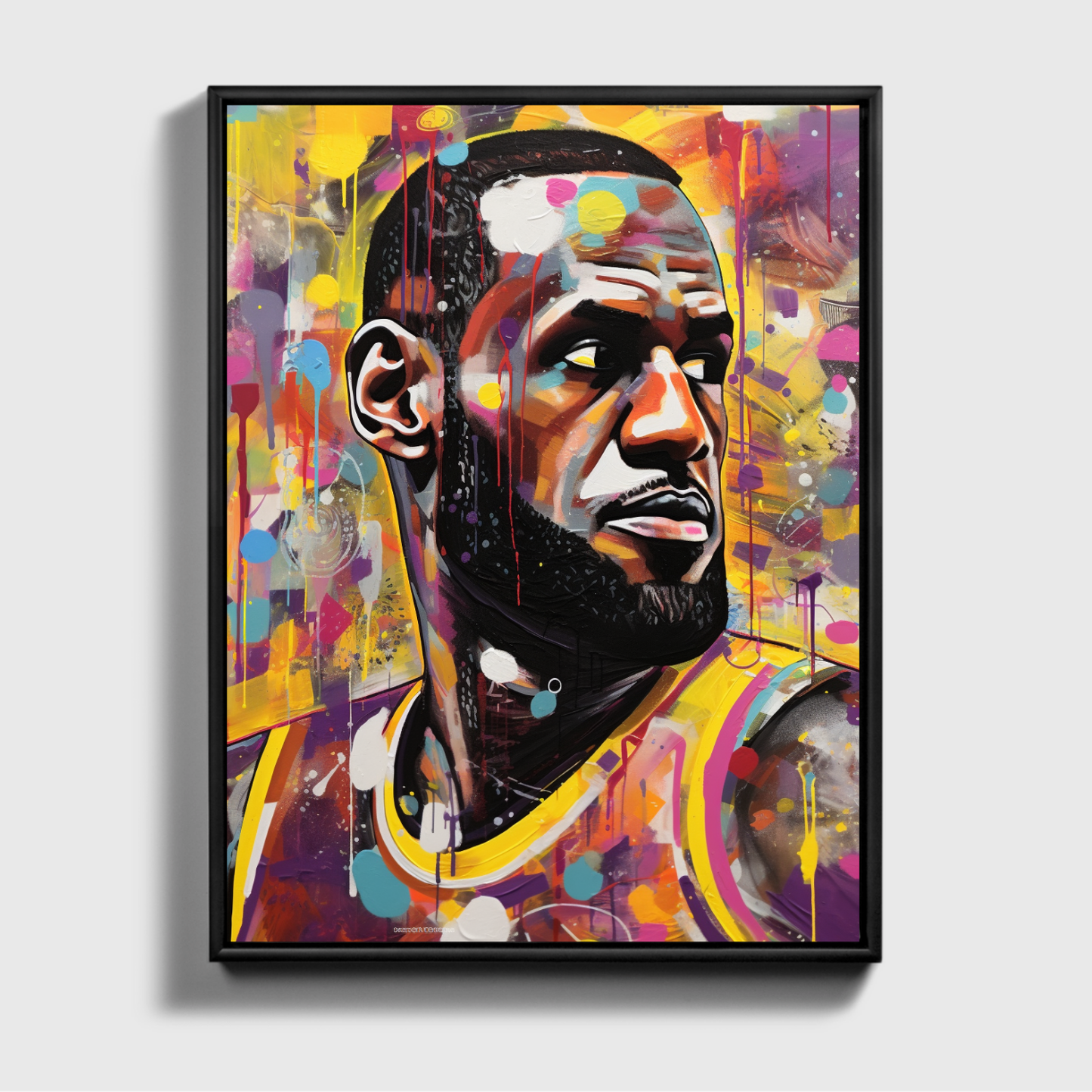 Painted Lebron James