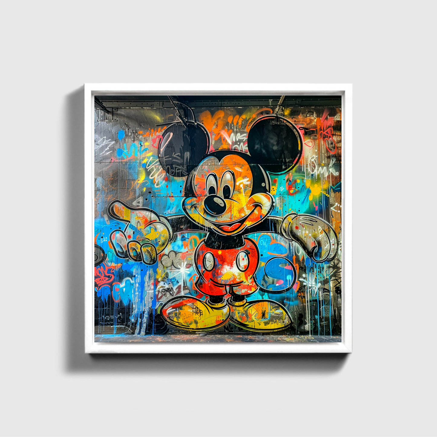 Mickey Mouse Gravity on Wall