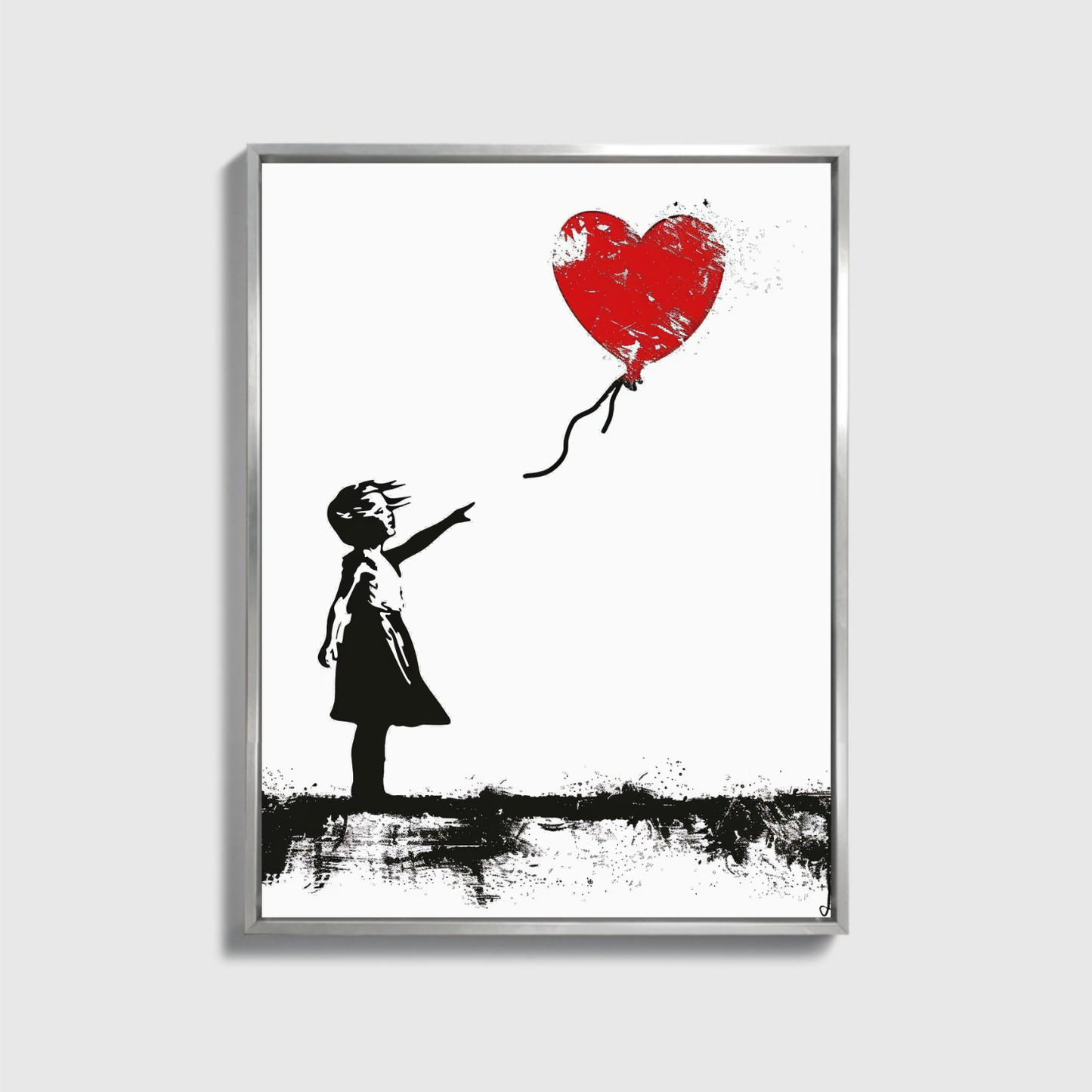 The Girl with the Love Balloon Right