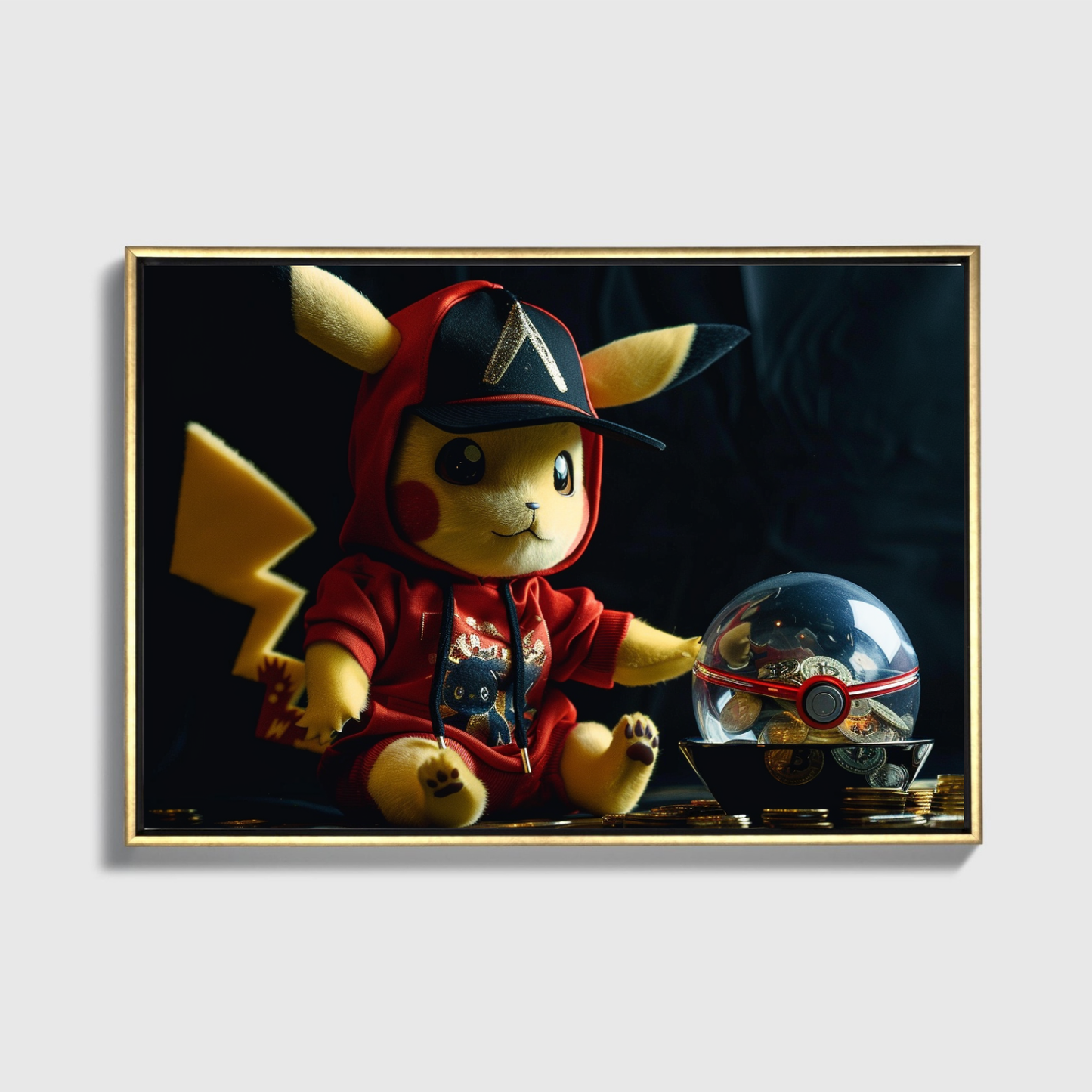 Pickachu Bitcoins Pokeball