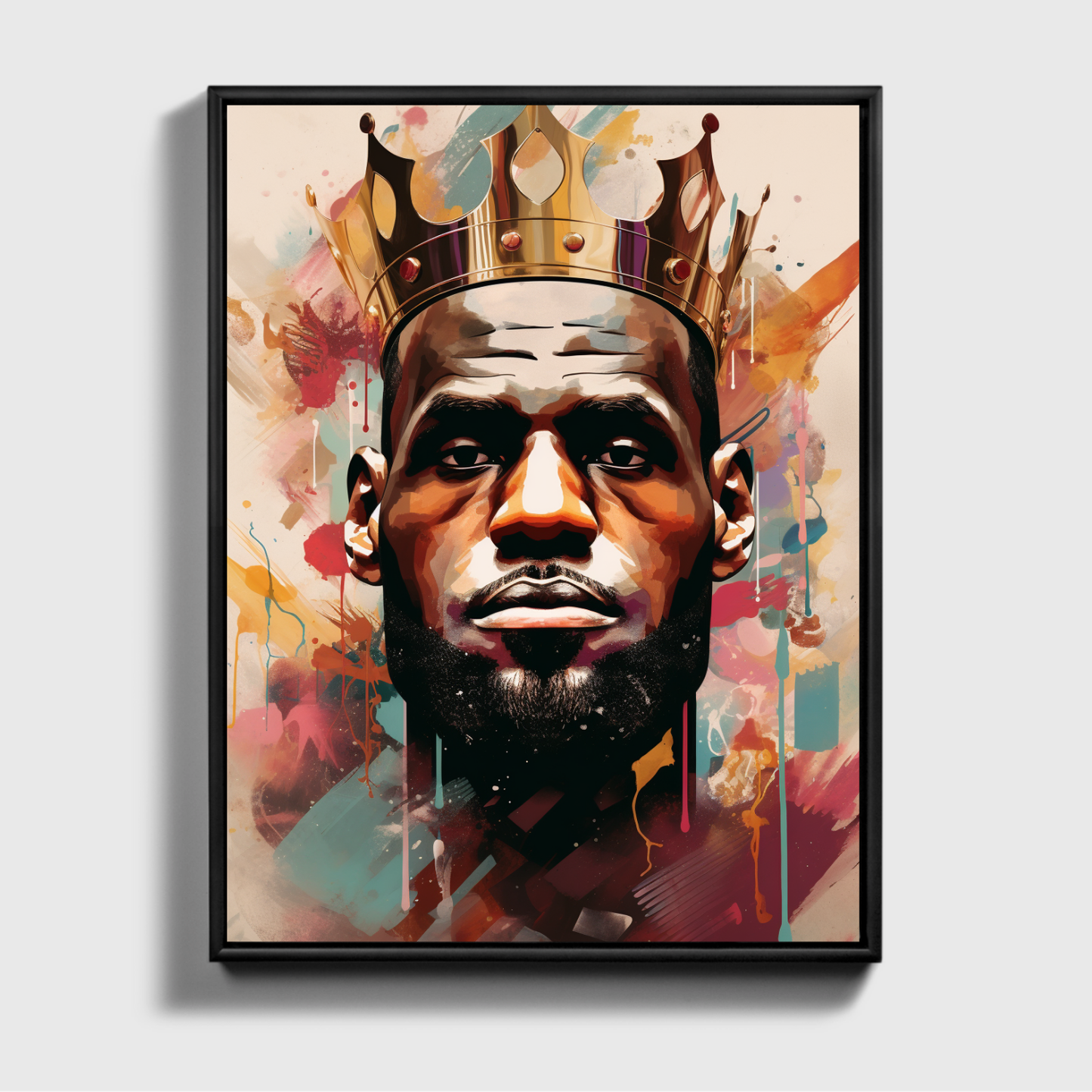 Painted Lebron James King