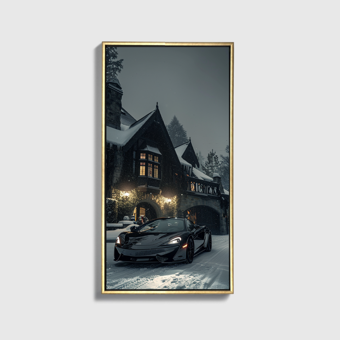 Supercar Front Villa Chalet