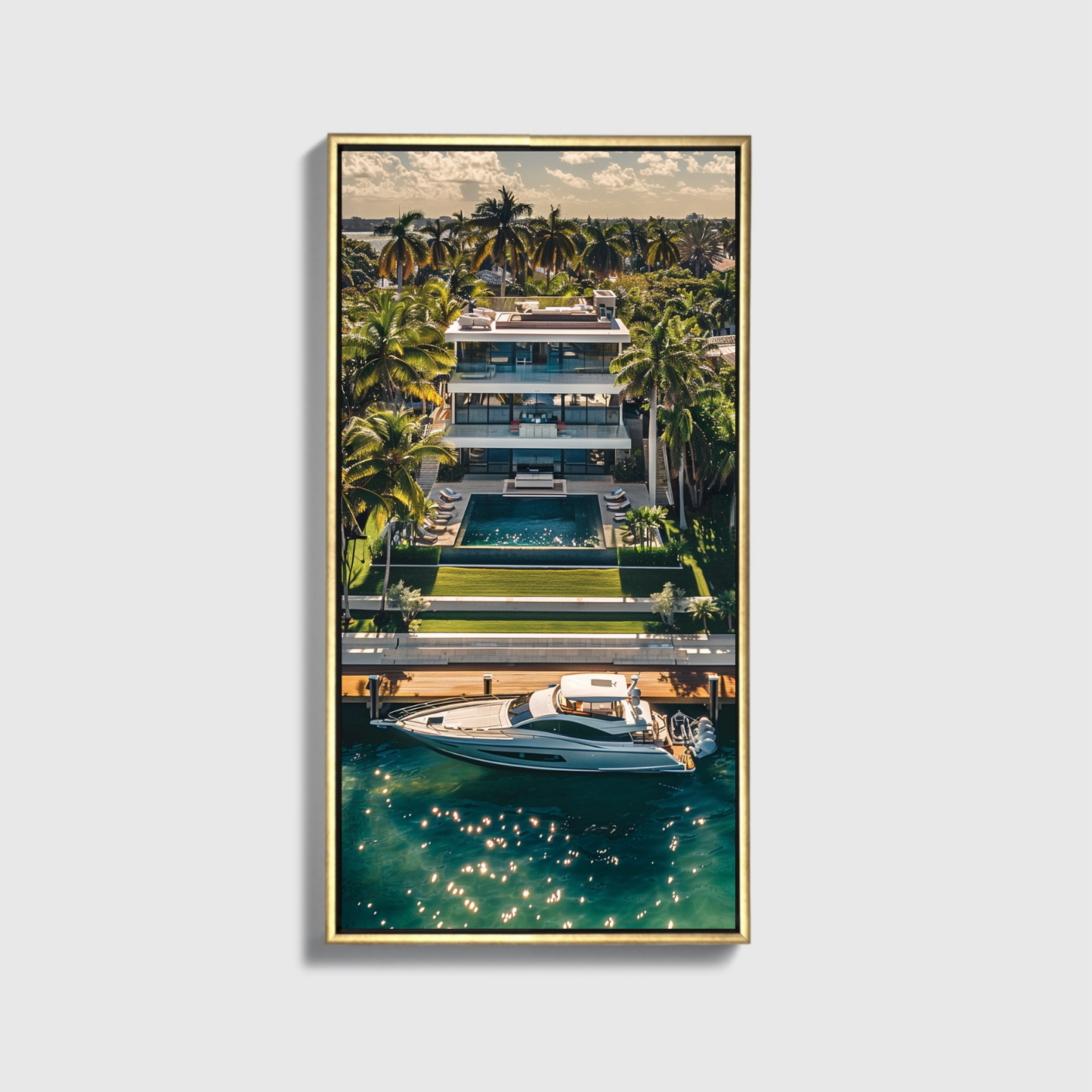 Miami Mansion Yacht