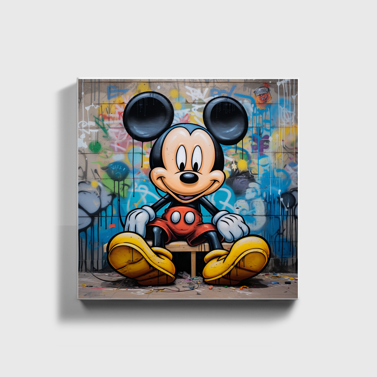 Painting Mickey Mouse