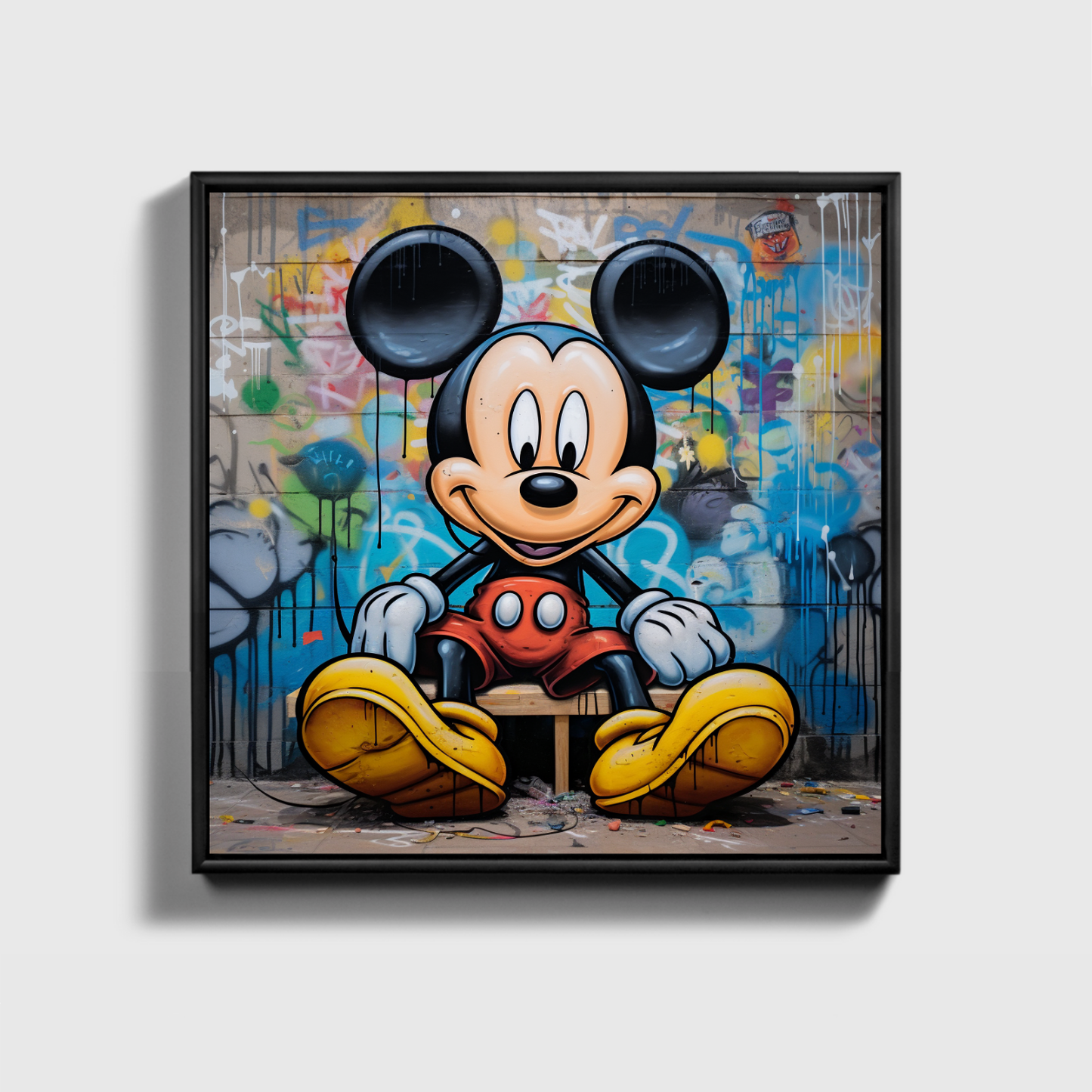 Painting Mickey Mouse