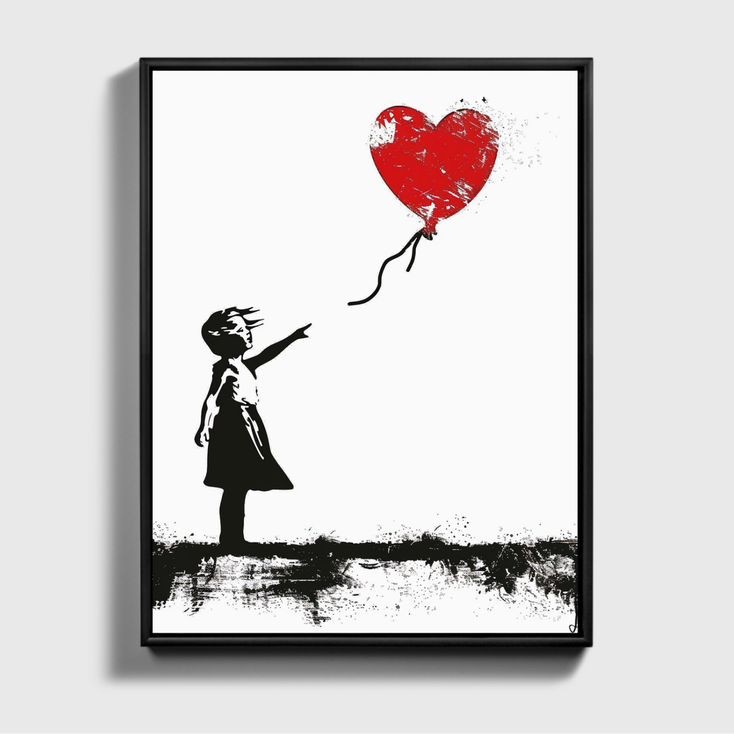 The Girl with the Love Balloon Right
