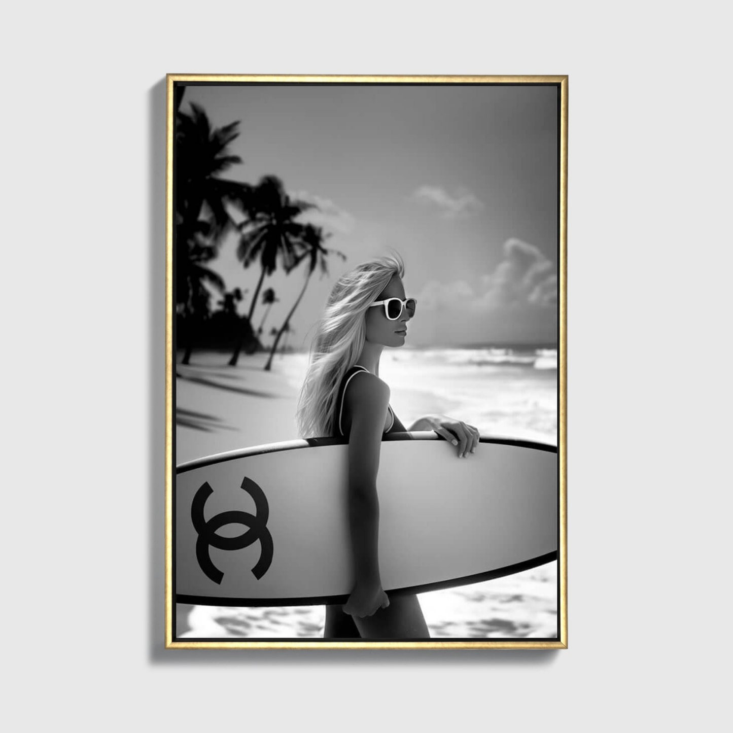 Surfing Lady