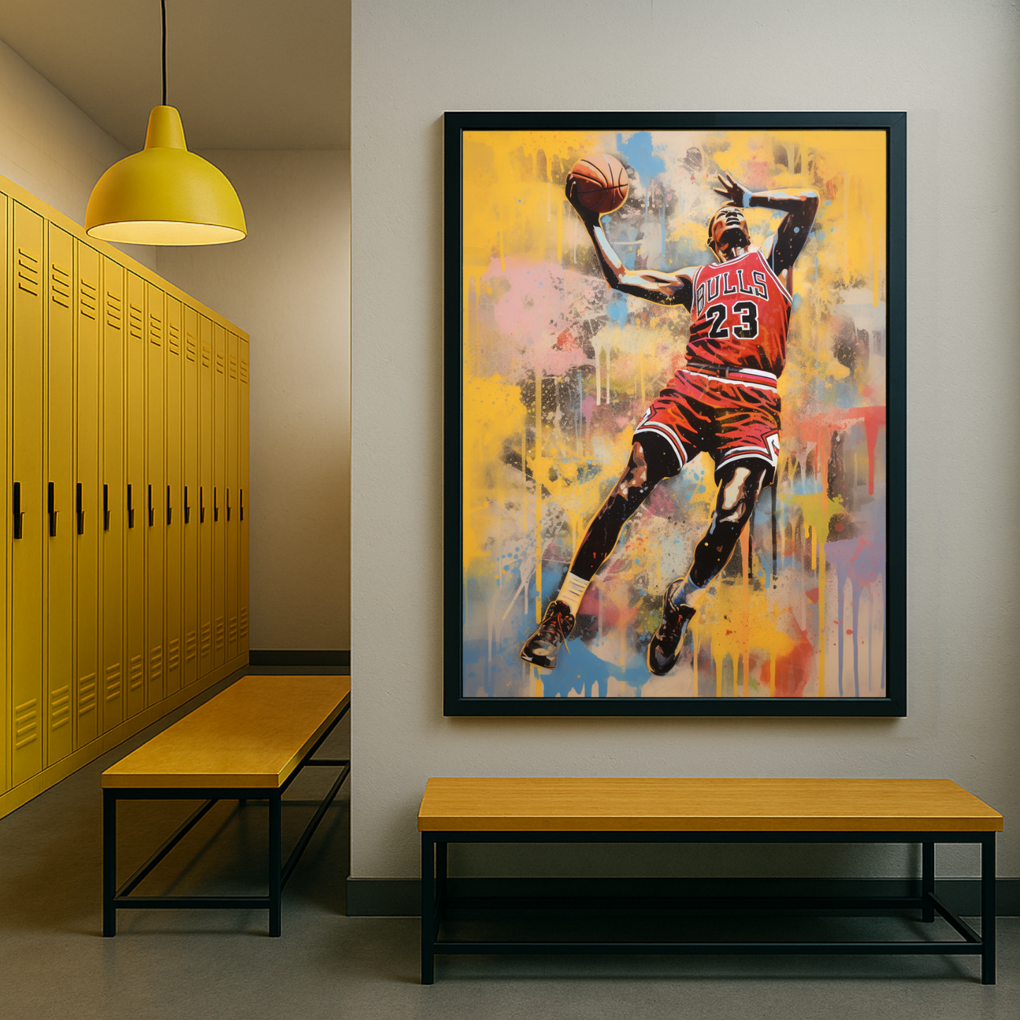 Micheal Jordan Painting