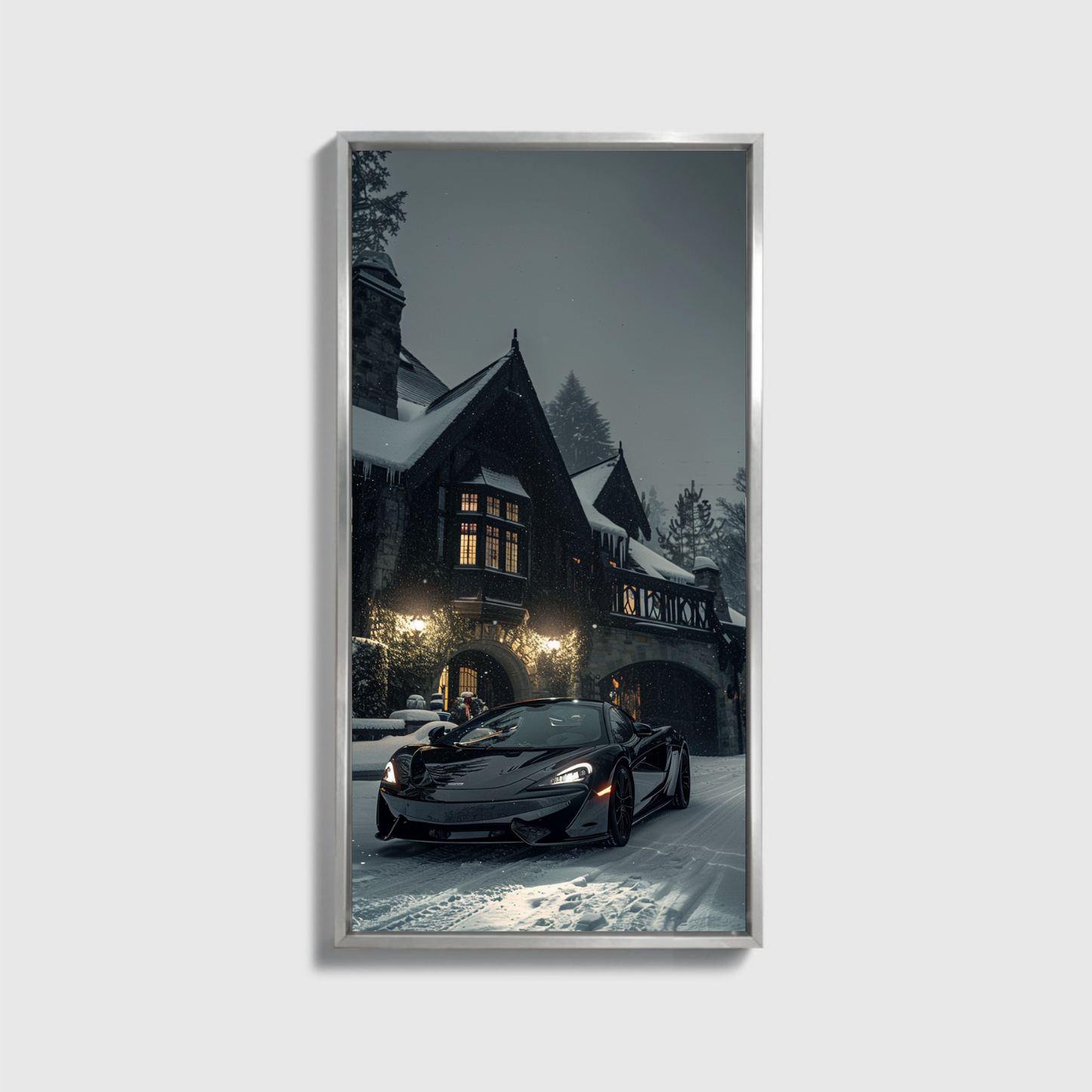 Supercar Front Villa Chalet