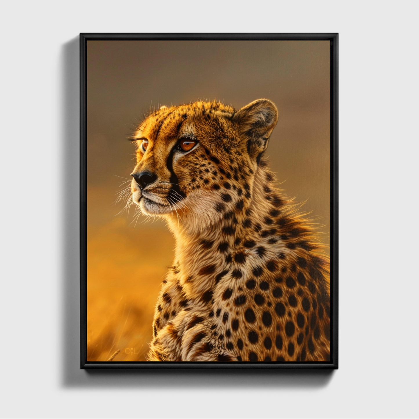 Cheetah Savannah Sunset