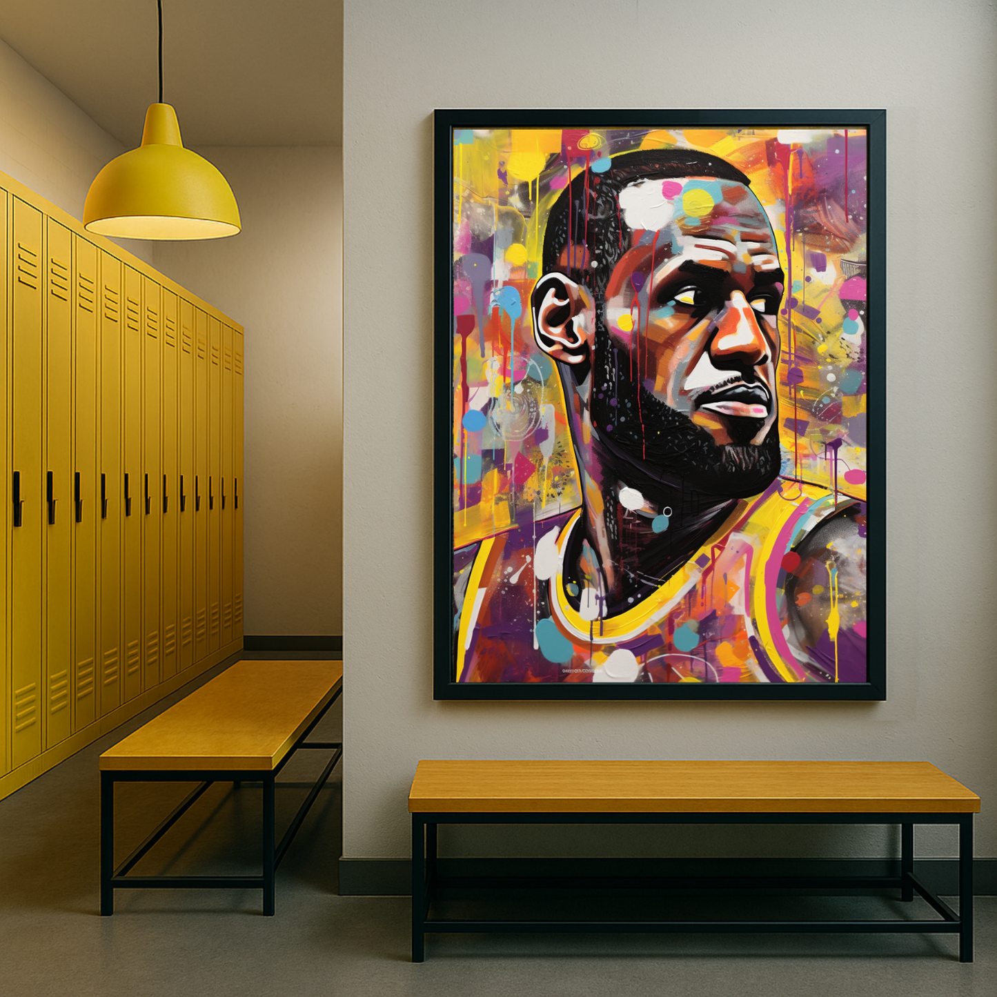 Painted Lebron James