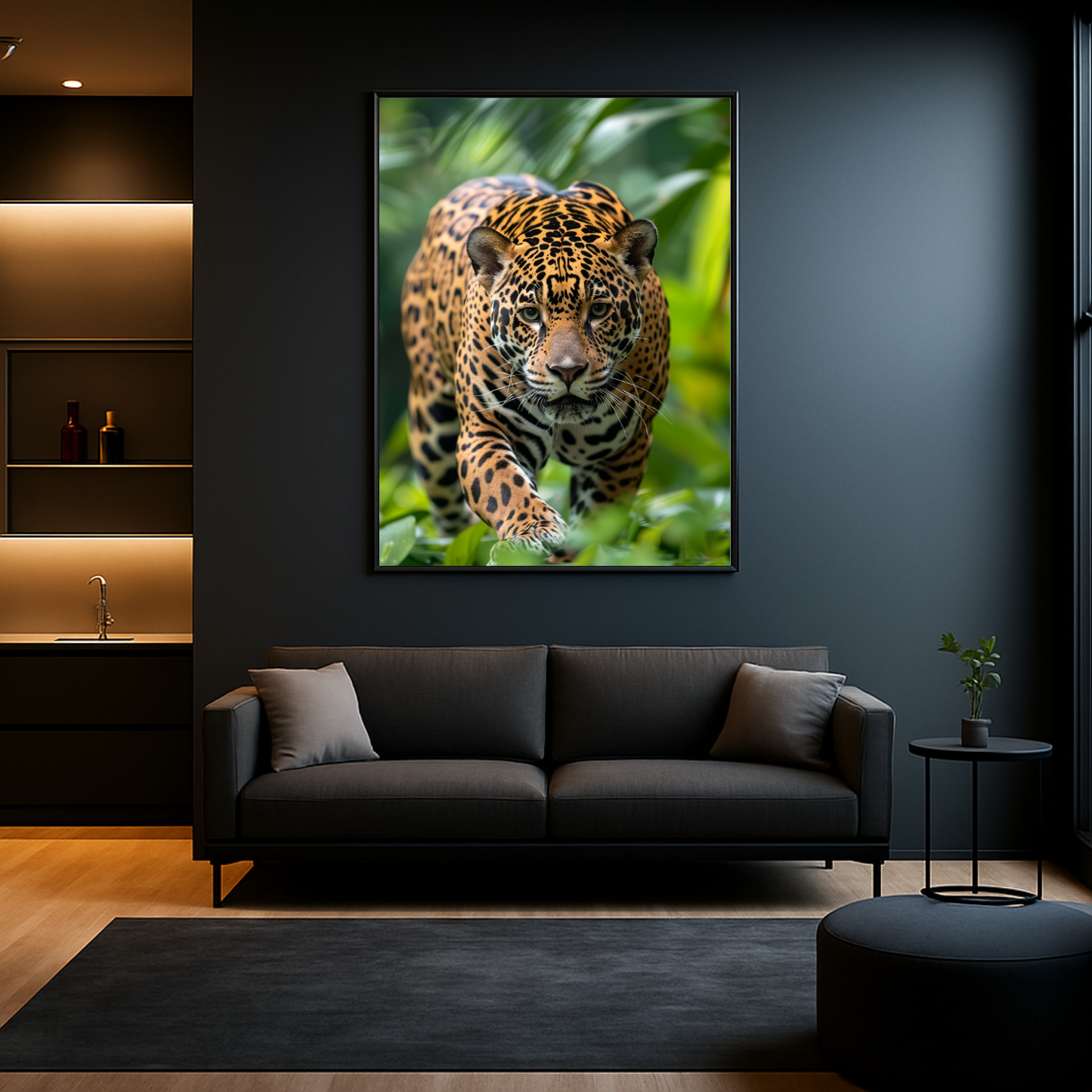 Jaguar running through the Jungle 2.0