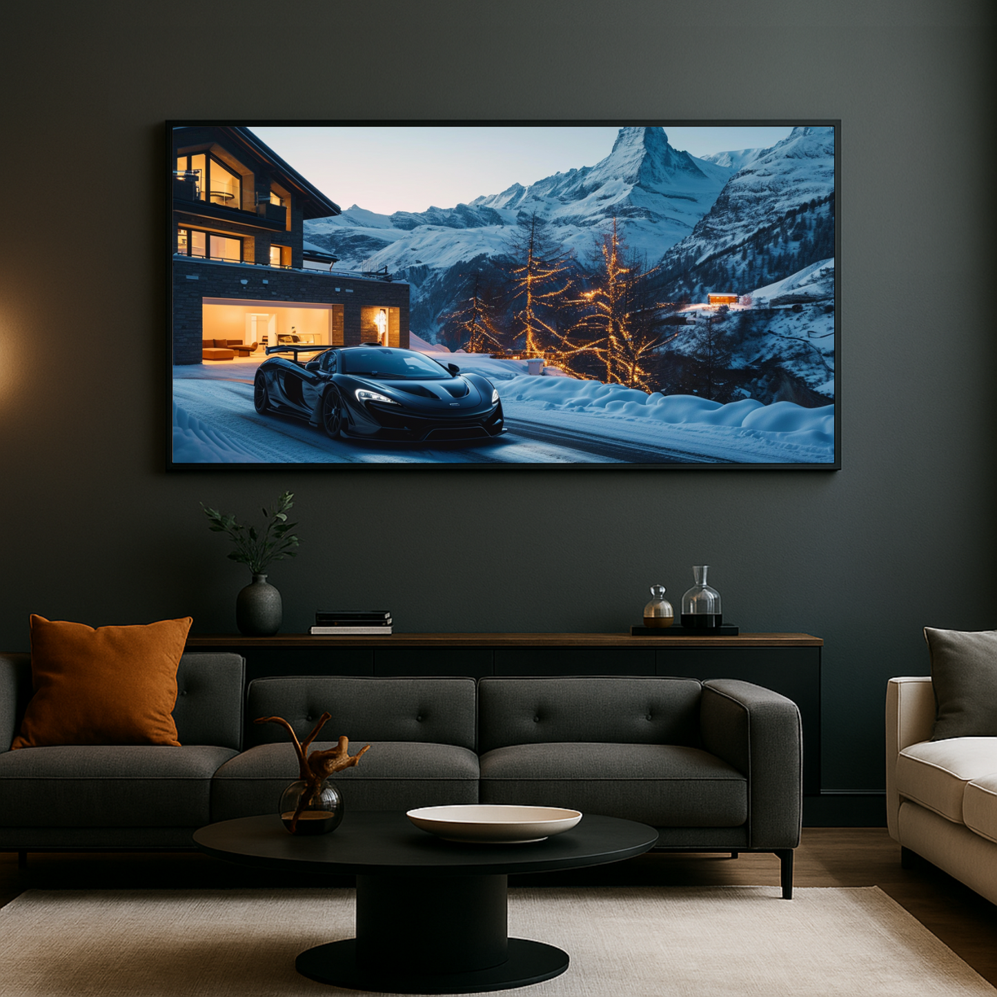 Luxury Chalet Black Mclaren