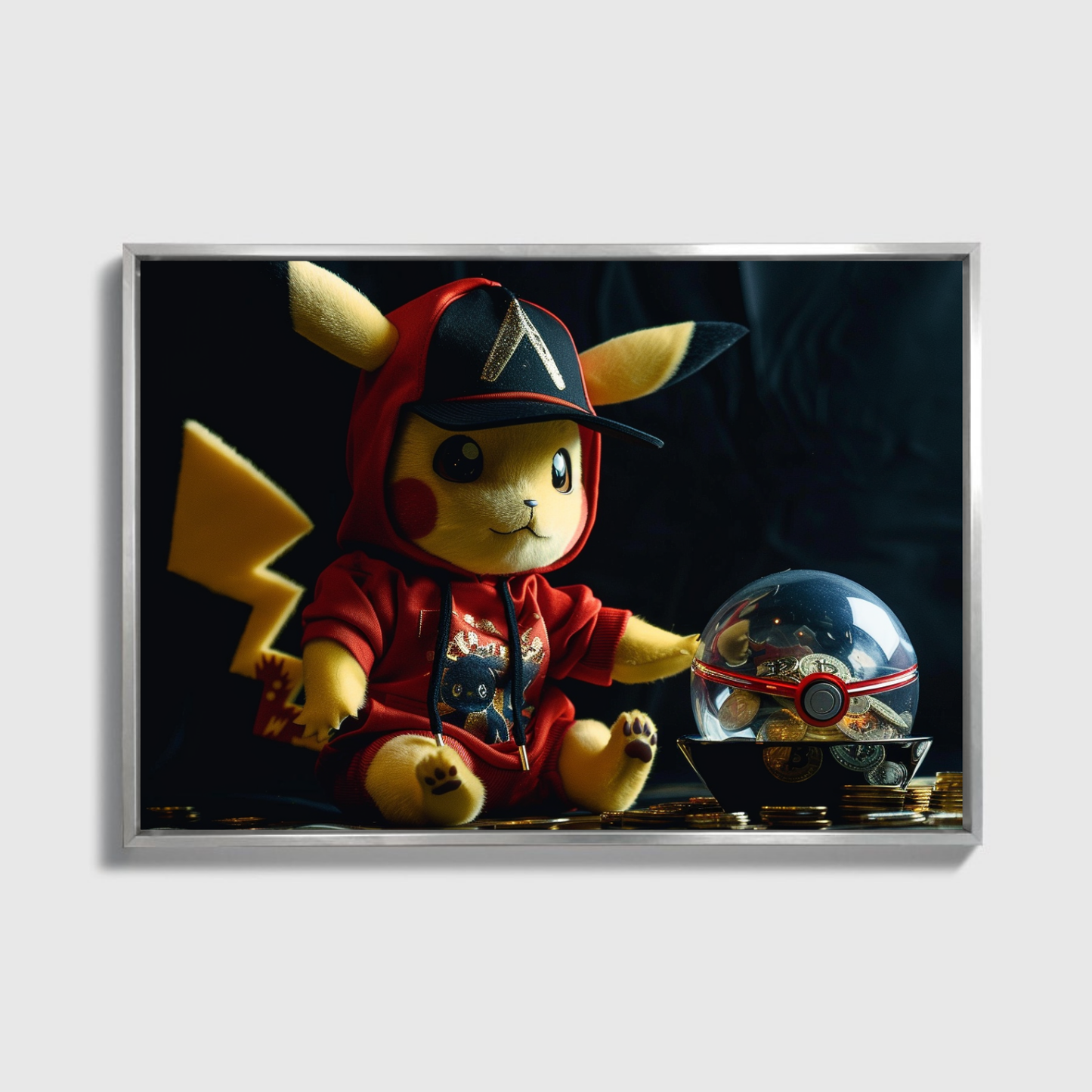 Pickachu Bitcoins Pokeball