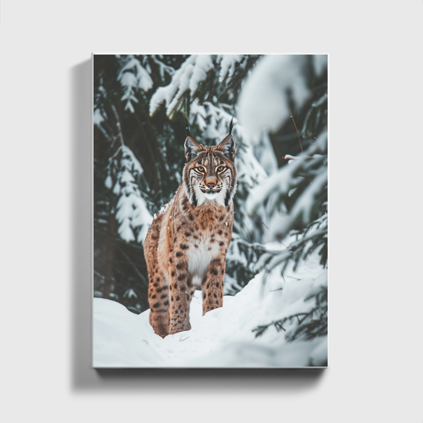 Lynx in The Snow