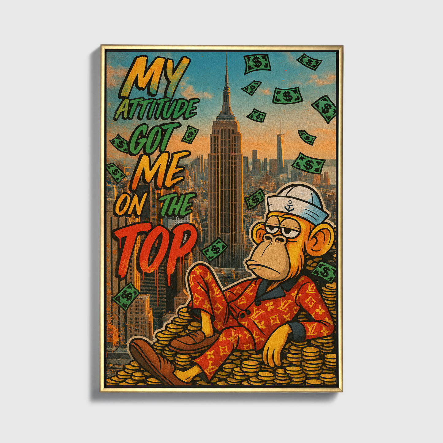 MY ATTITUDE GOT ME ON THE TOP