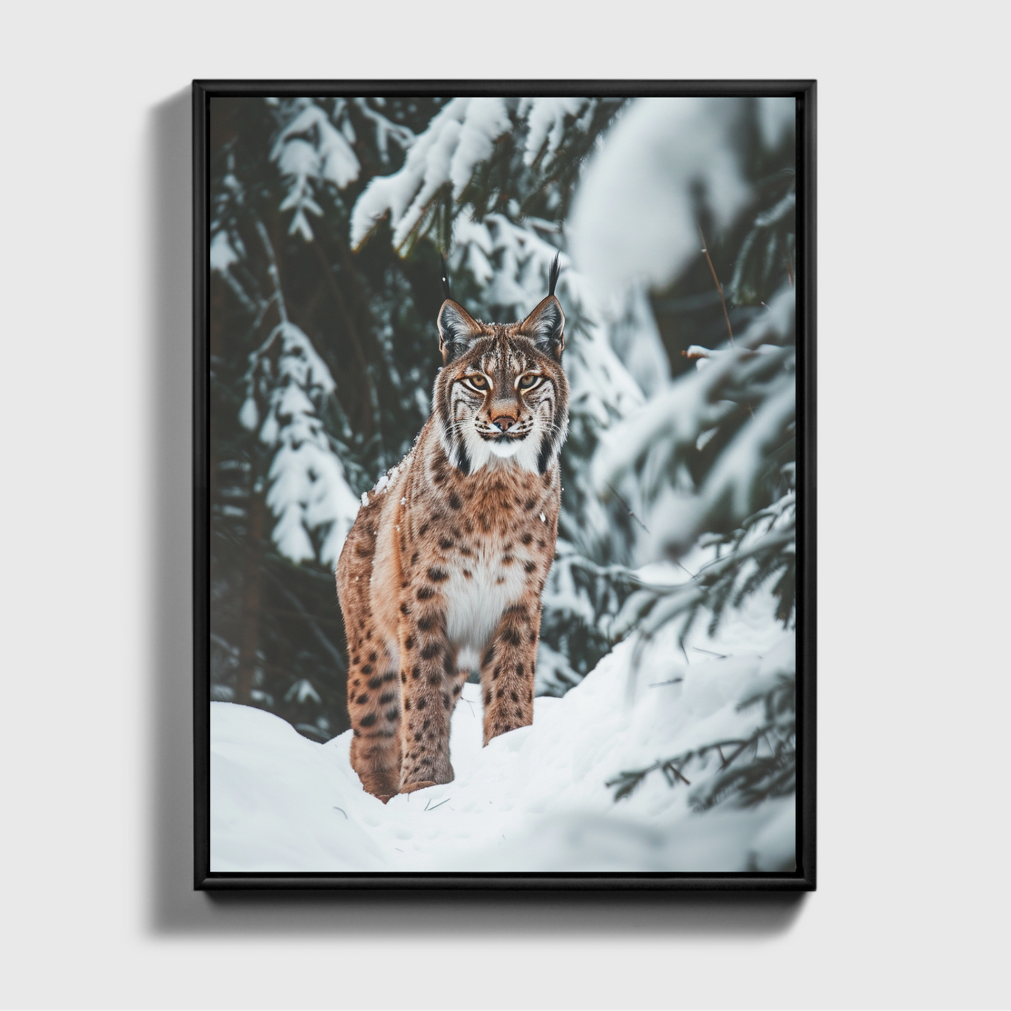 Lynx in The Snow