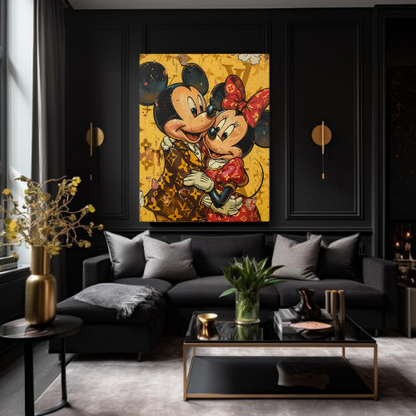 Mickey and Minnie Louis Vuitton Romantic