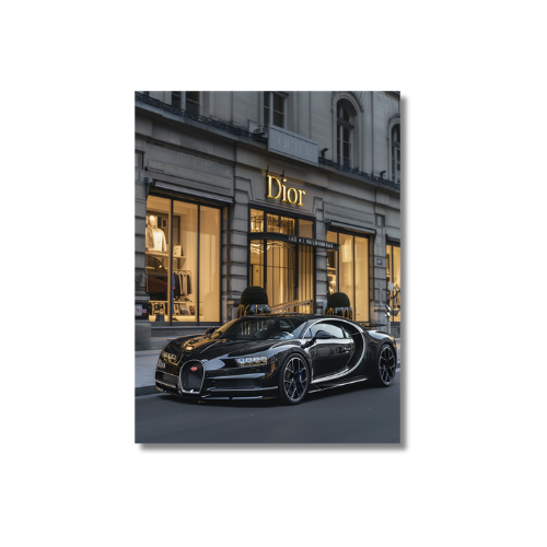 Bugatti Chiron Front of Dior Store 3.0